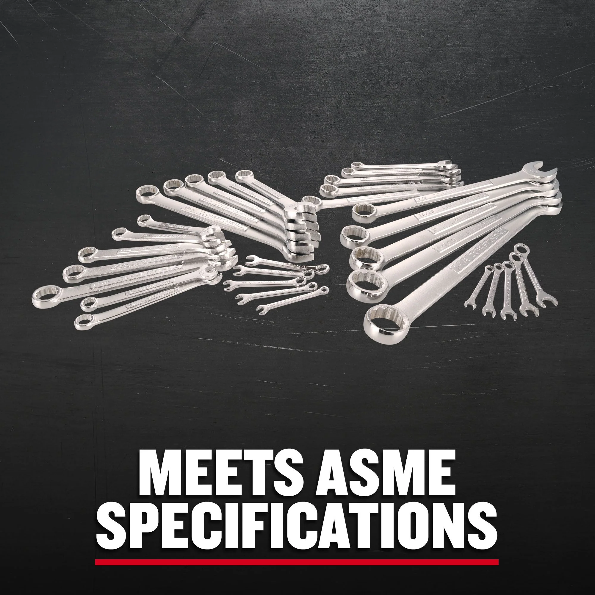 CRAFTSMAN 32-Piece 12-Point SAE & Metric Combination Wrench Set (No Case) - Image 8