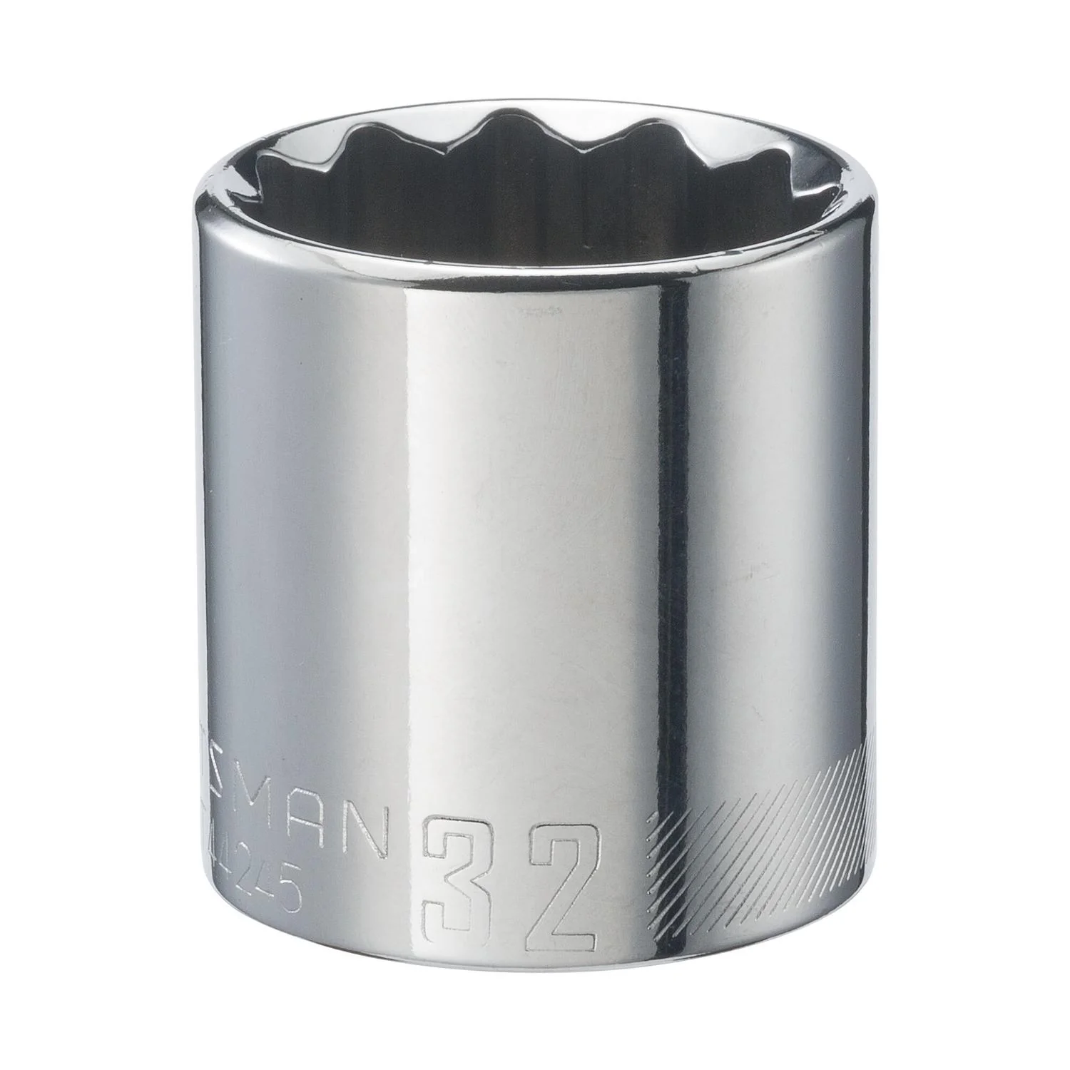 Craftsman 32mm Metric 12-Point Shallow Socket, 1/2-inch Drive
