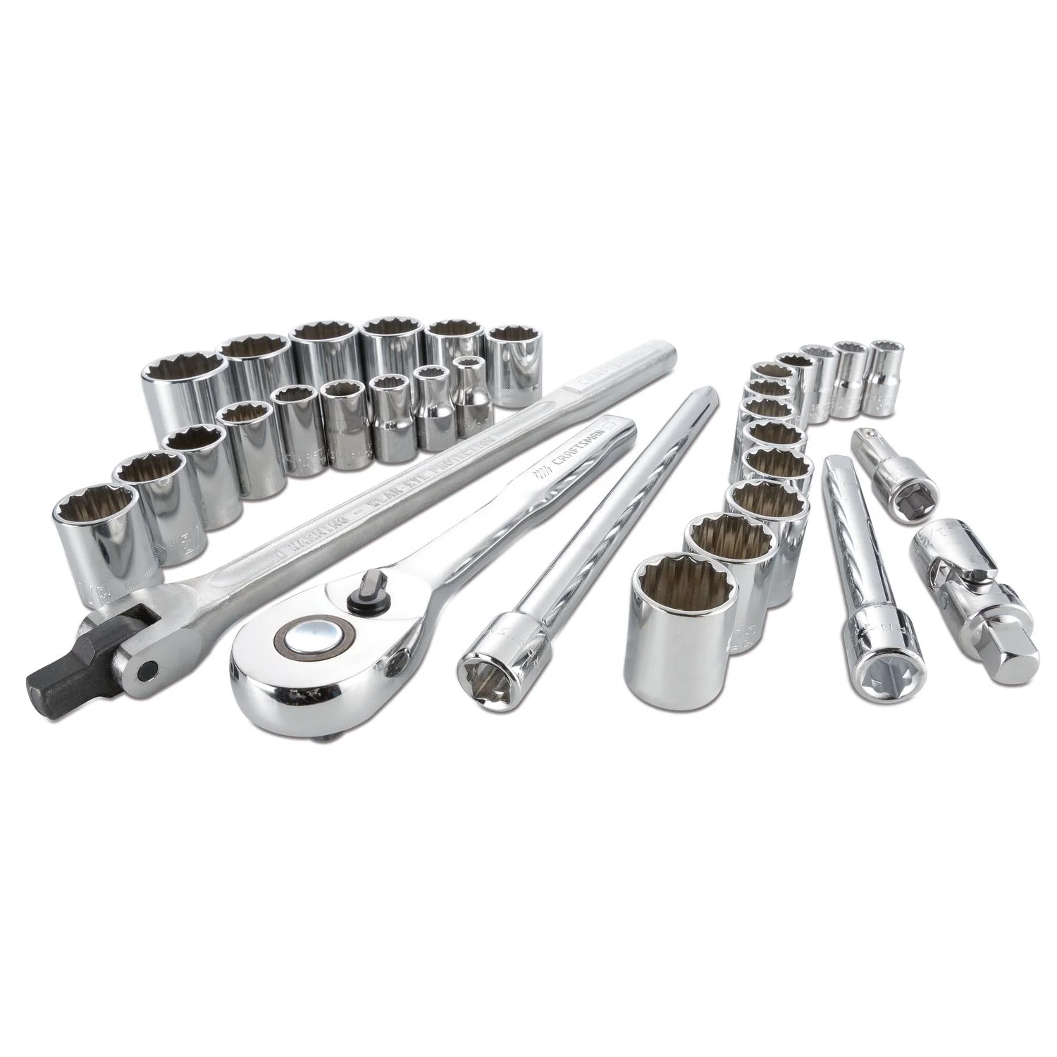 Craftsman 33-Piece 1/2 in. Drive Metric and SAE Mechanic's Tool Set