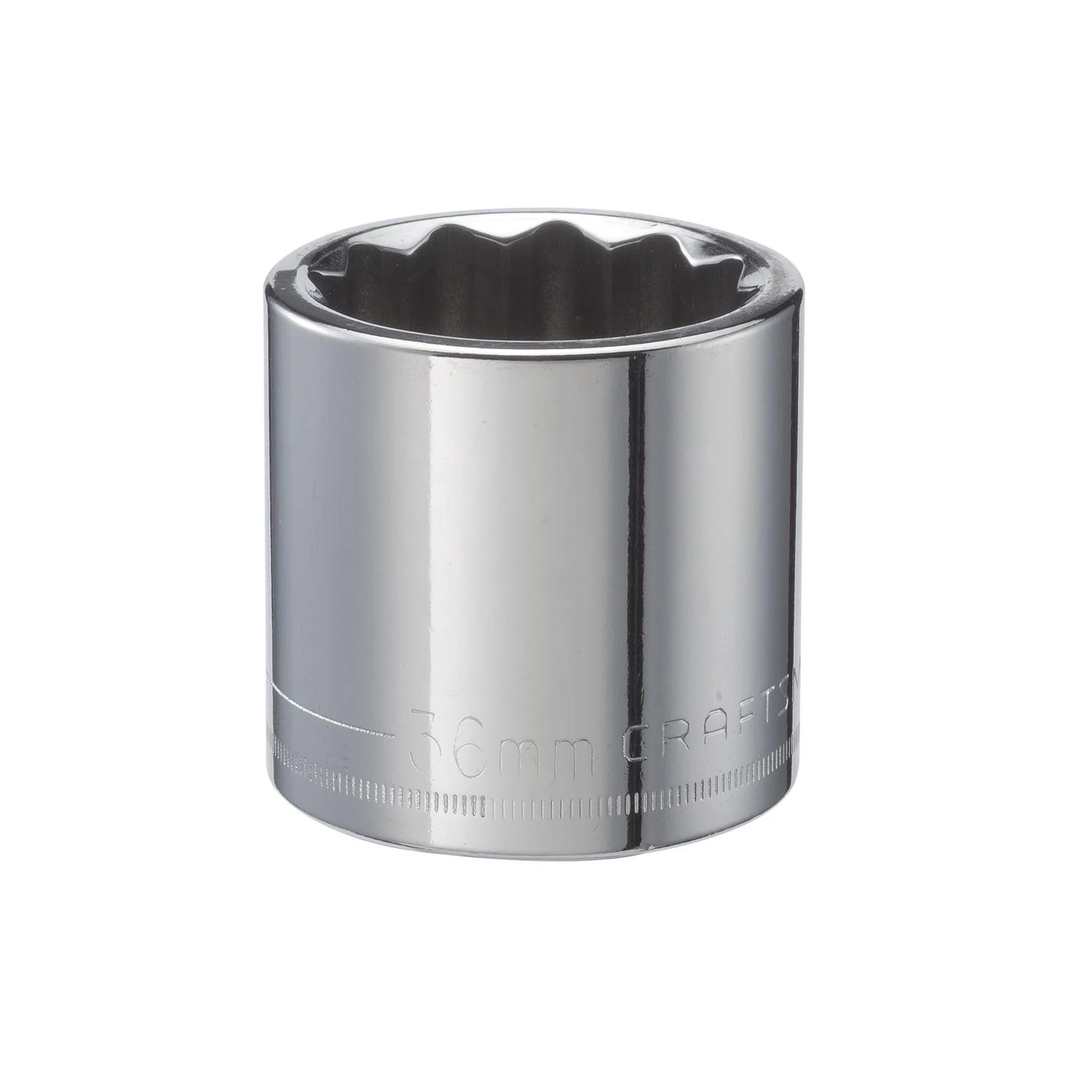 Craftsman 36 mm Metric 12 Point Shallow Socket - 1/2 in. Drive