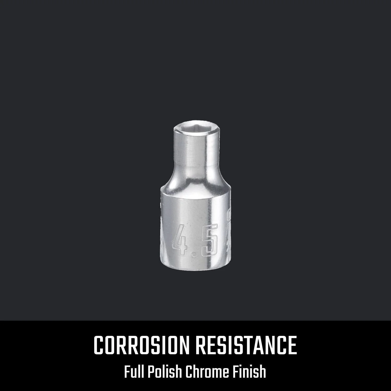Craftsman 4.5mm Metric 6-Point Shallow Socket, 1/4-inch Drive - Image 4
