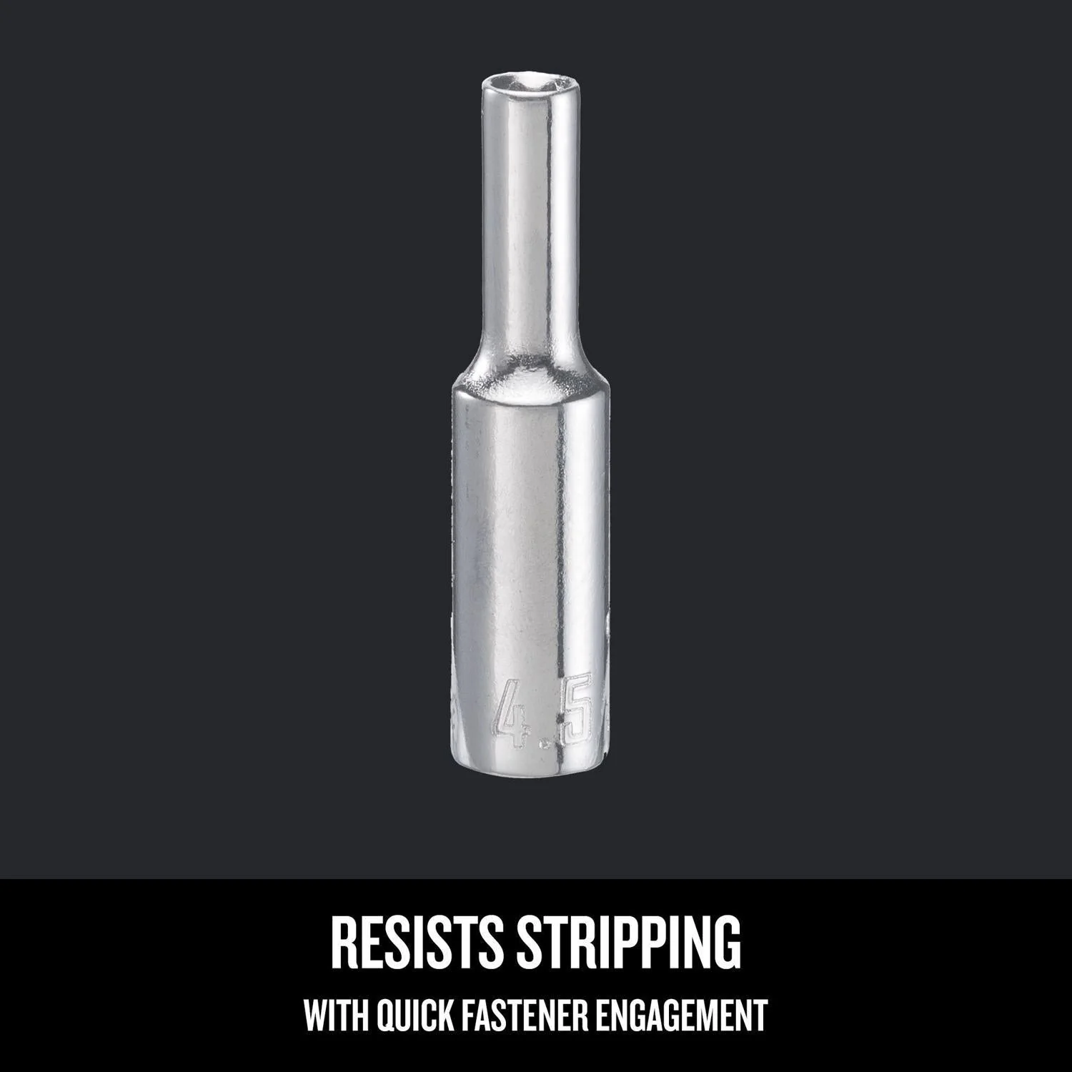 Craftsman 4.5mm Metric Deep Socket - 1/4" Drive, 6 Point - Image 3
