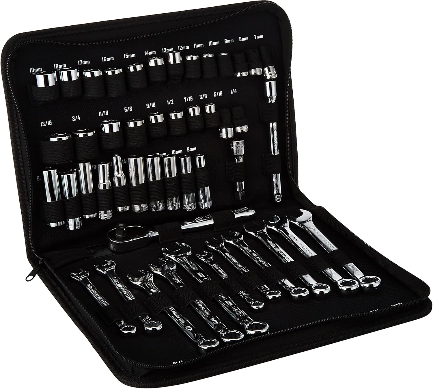 Craftsman 47-Piece Mobile Mechanic's Tool Set – Metric & SAE (Soft Zipper Case)