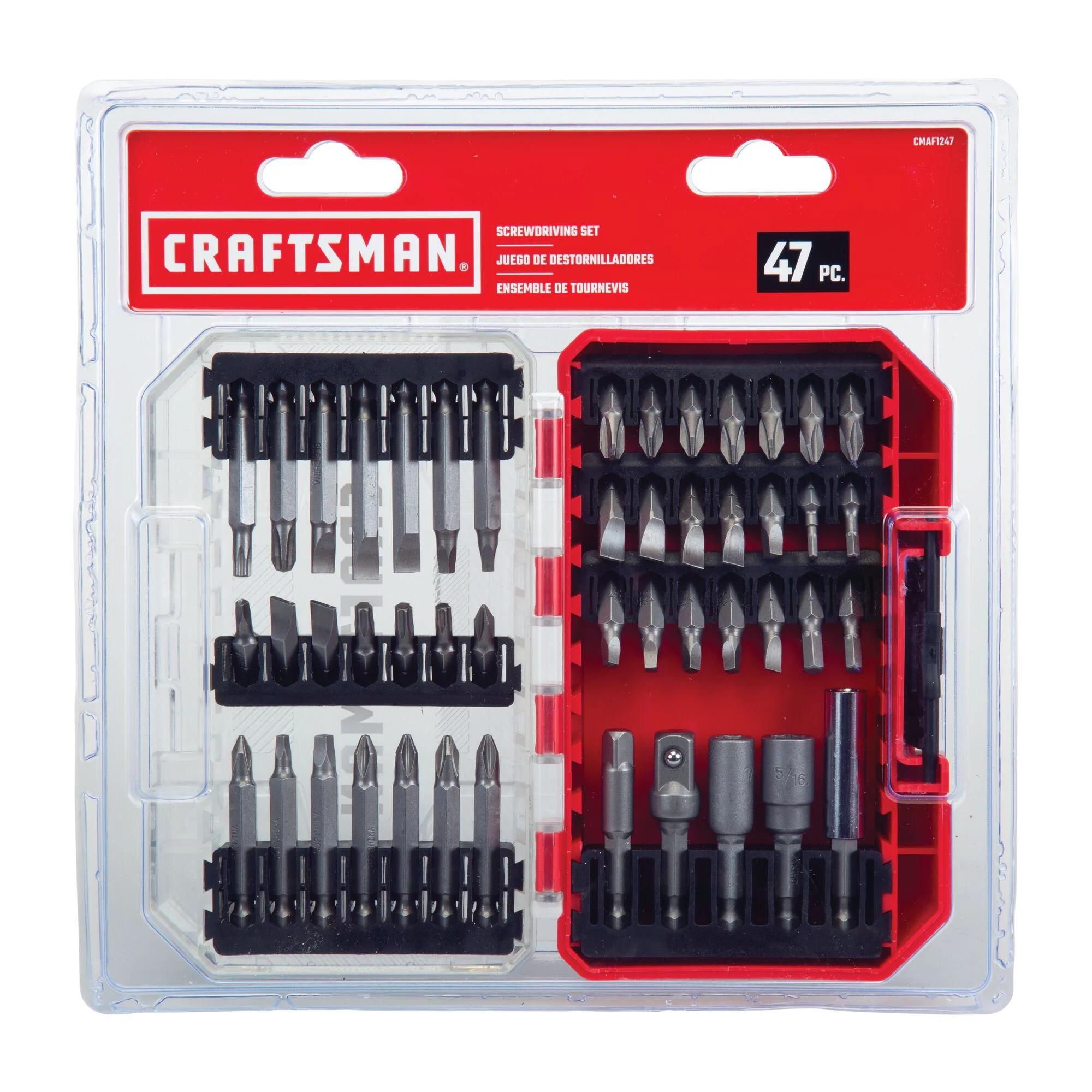 CRAFTSMAN 47-Piece Steel Hex Shank Screwdriver Bit Set, CMAF1247 - Image 8