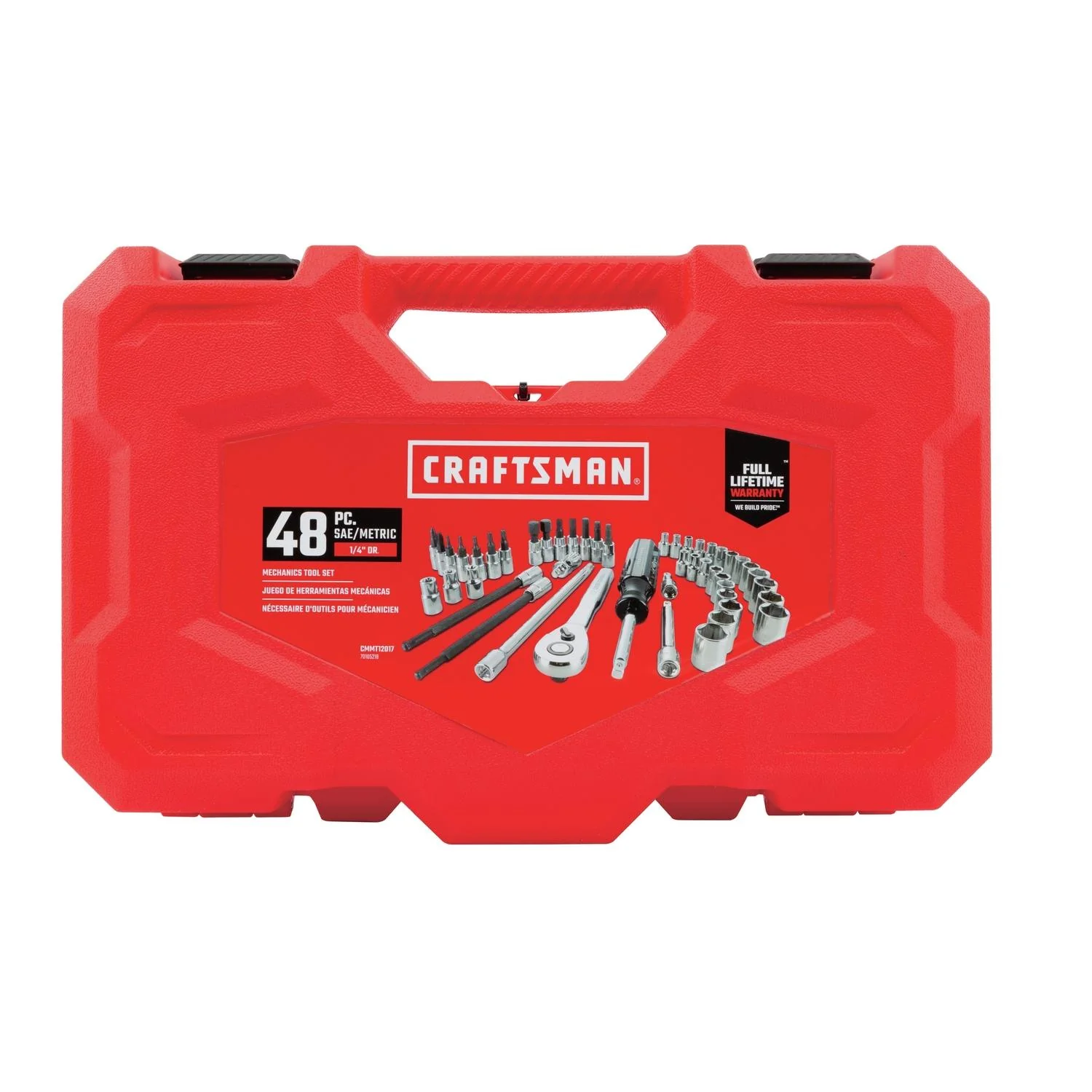 Craftsman 48 pc 1/4 in. Drive Metric and SAE Tool Set - Image 3