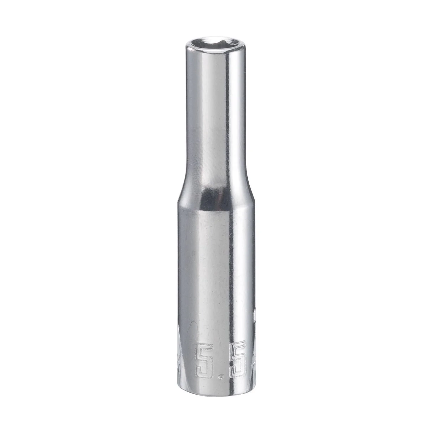Craftsman 5.5 mm Metric Deep Socket, 1/4 in. Drive, 6 Point