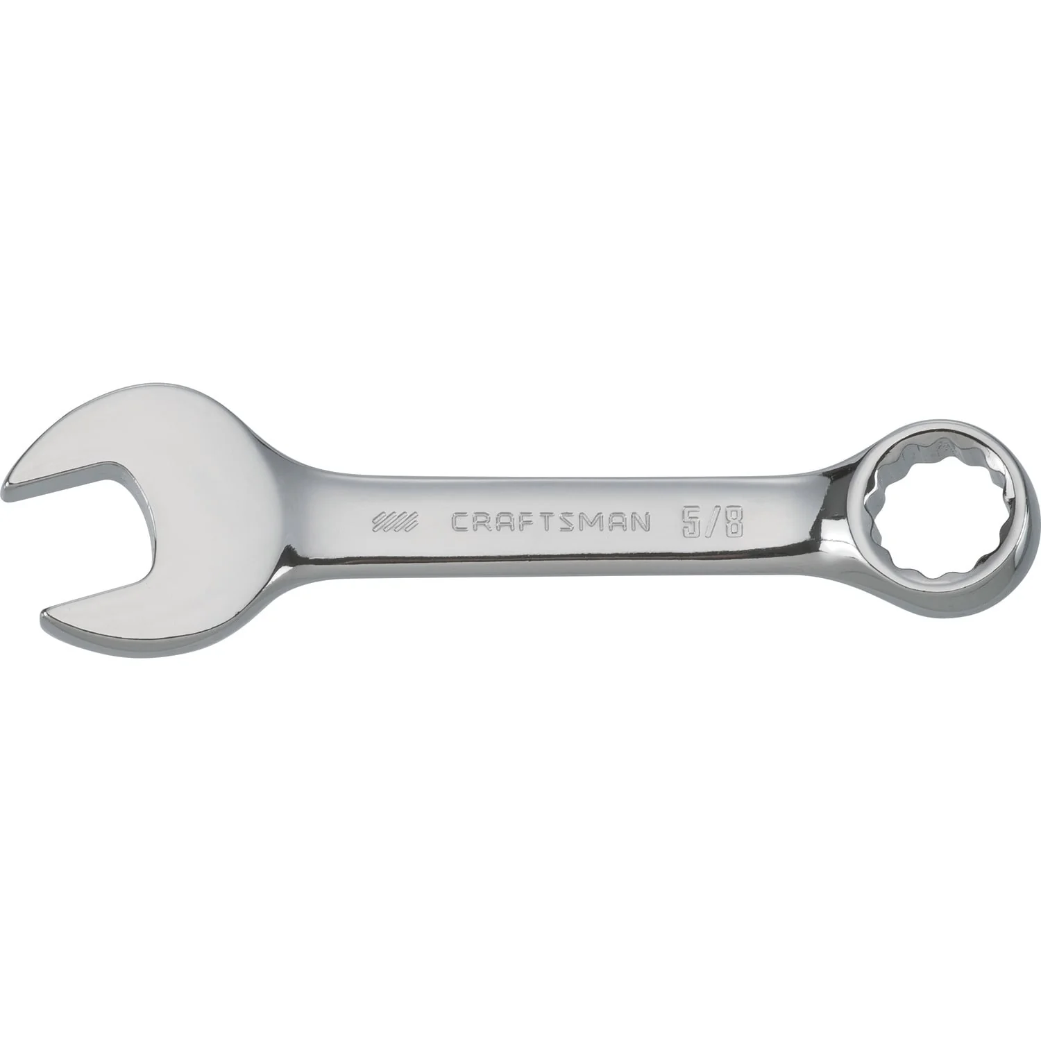 CRAFTSMAN 5/8-in 12-Point Standard (SAE) Combination Wrench, Short Handle