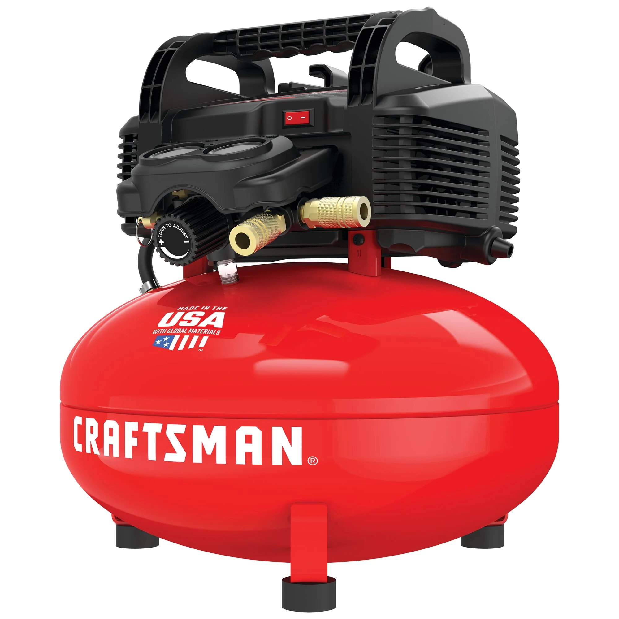 CRAFTSMAN 6-Gallon Single Stage Portable Electric Pancake Air Compressor