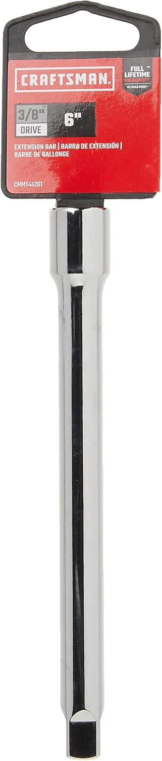 Craftsman 6-inch Extension Bar, 3/8-inch Drive, Full Polish Chrome (CMMT44261) - Image 2