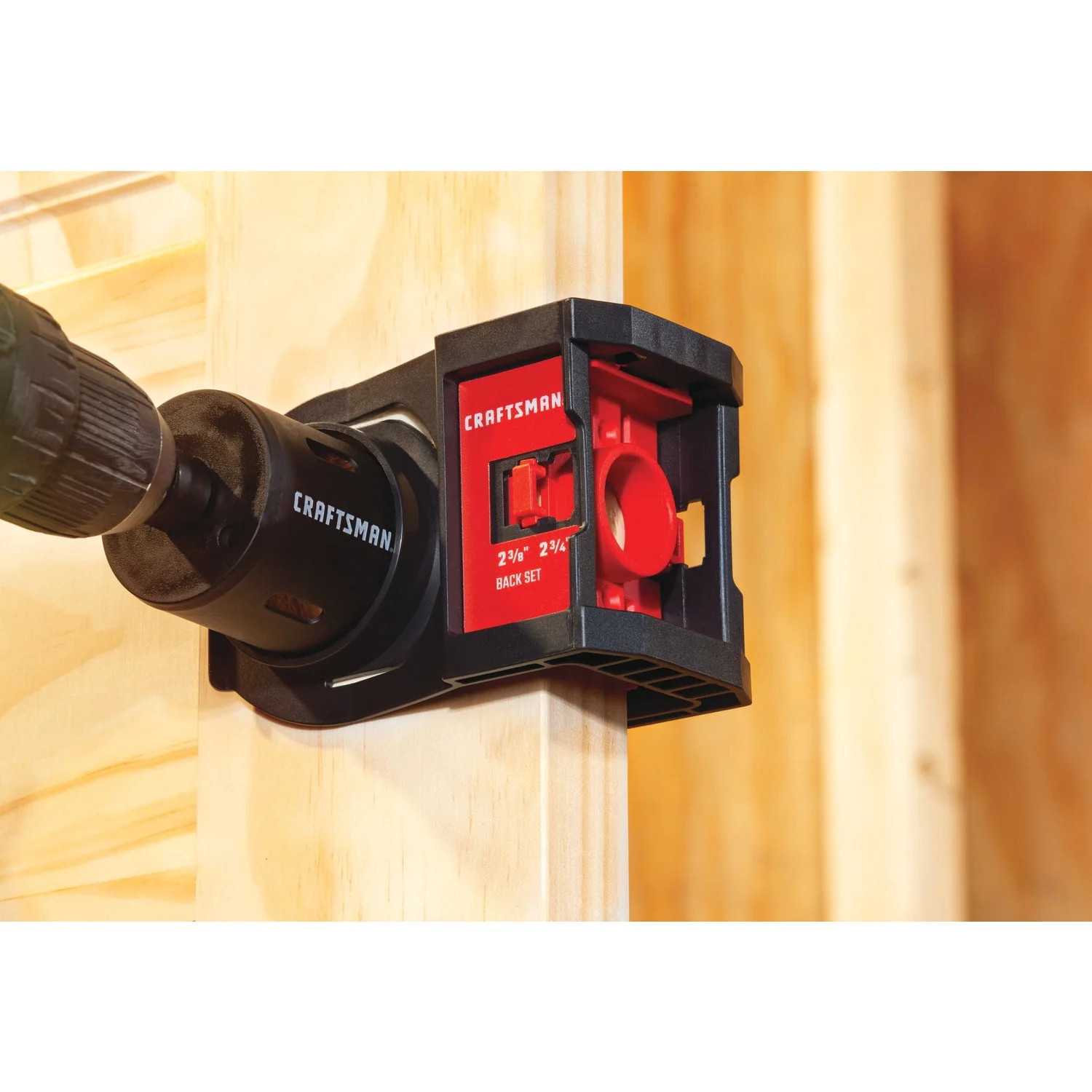 CRAFTSMAN 6‑Piece Bi‑Metal Arbored Door Lock Installation Kit with Soft Case - Image 5