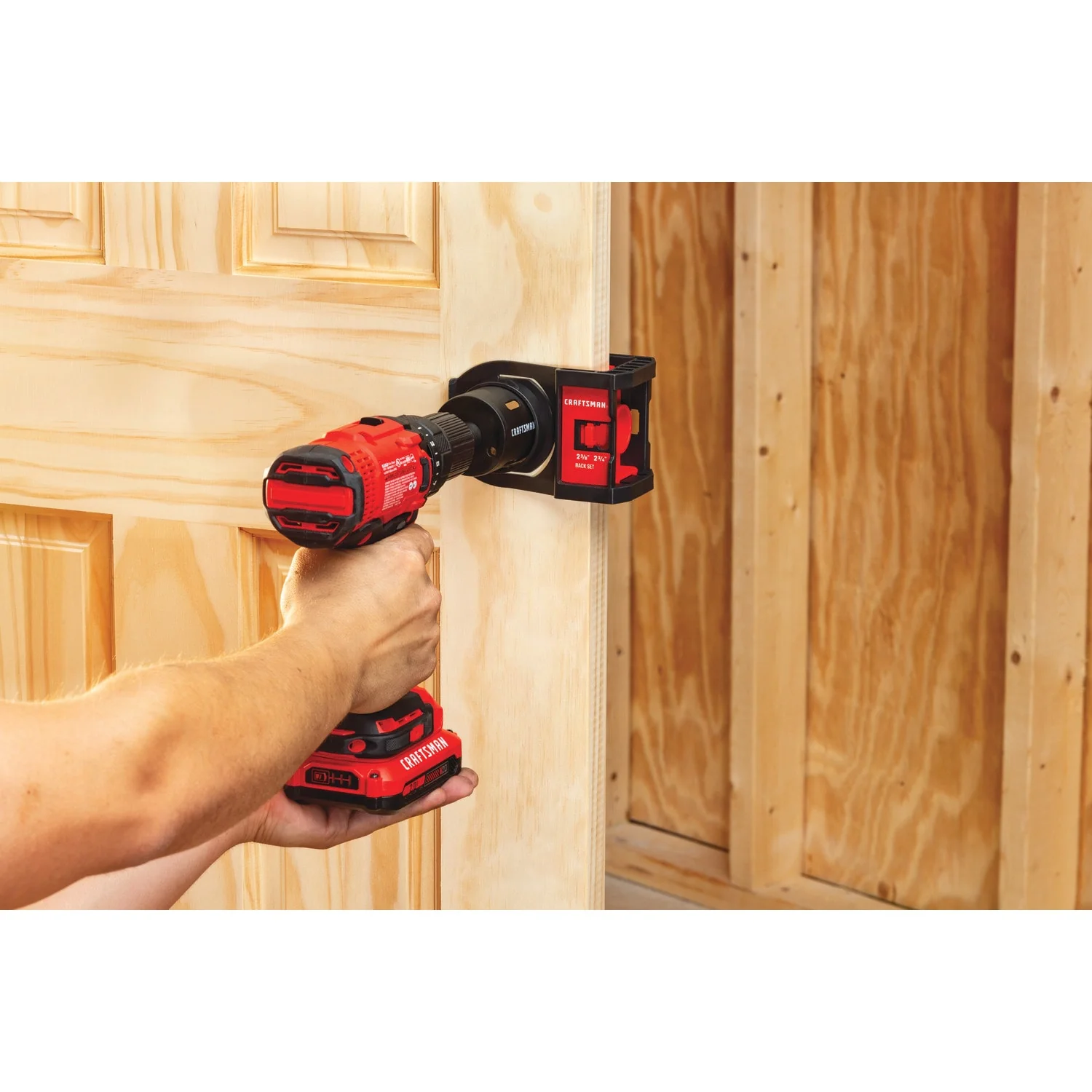 CRAFTSMAN 6‑Piece Bi‑Metal Arbored Door Lock Installation Kit with Soft Case - Image 7
