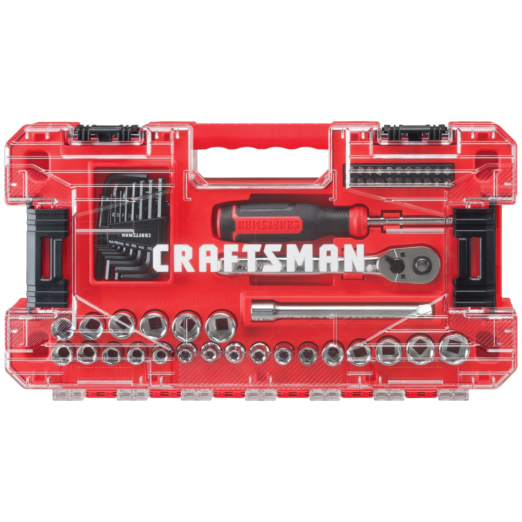 Craftsman 63-Piece Mechanic's Tool Set – SAE & Metric, 3/8" Drive (VERSASTACK) - Image 7