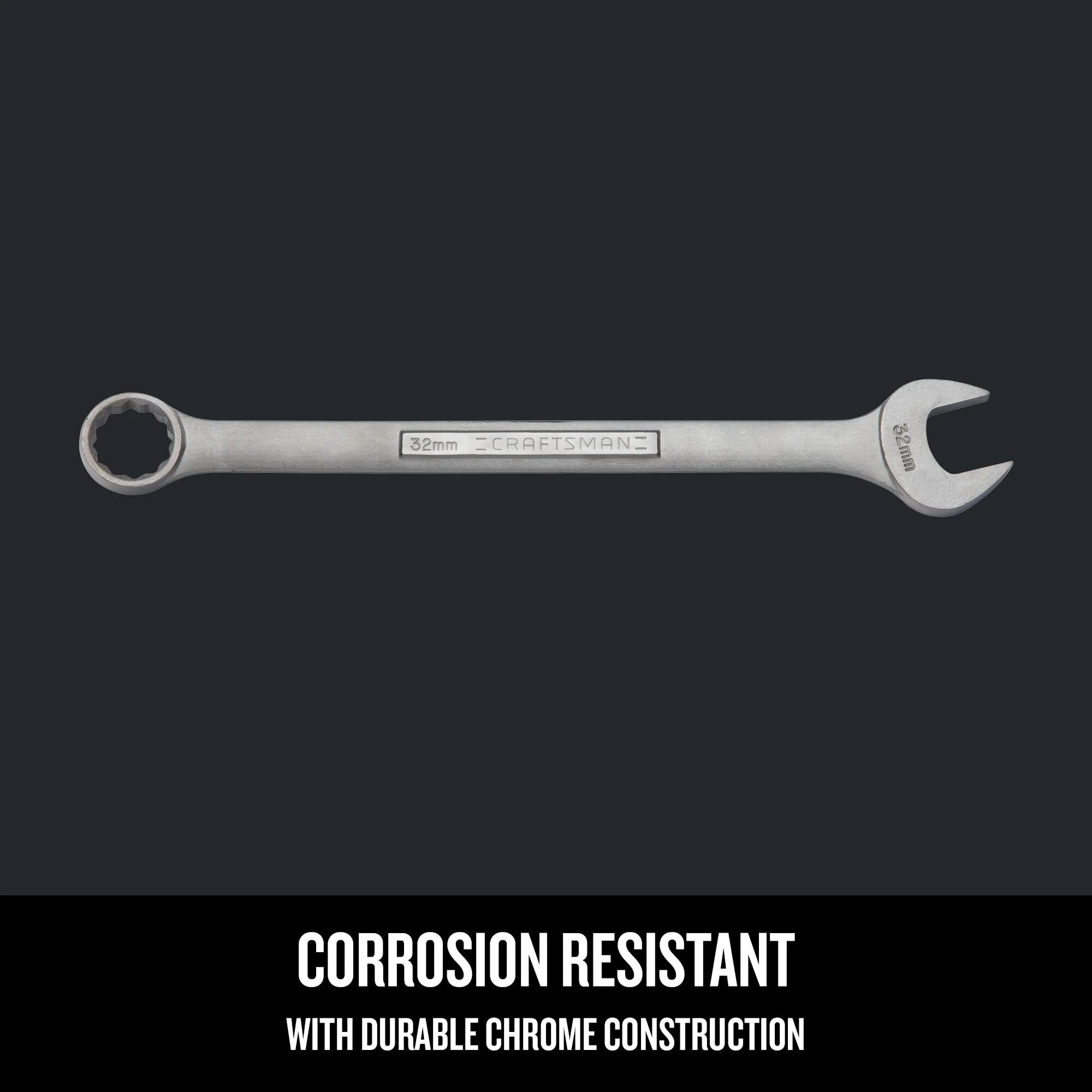 CRAFTSMAN 7/16-in 12-Point Standard (SAE) Ratcheting Box-End Combination Wrench, 72-Tooth - Image 2