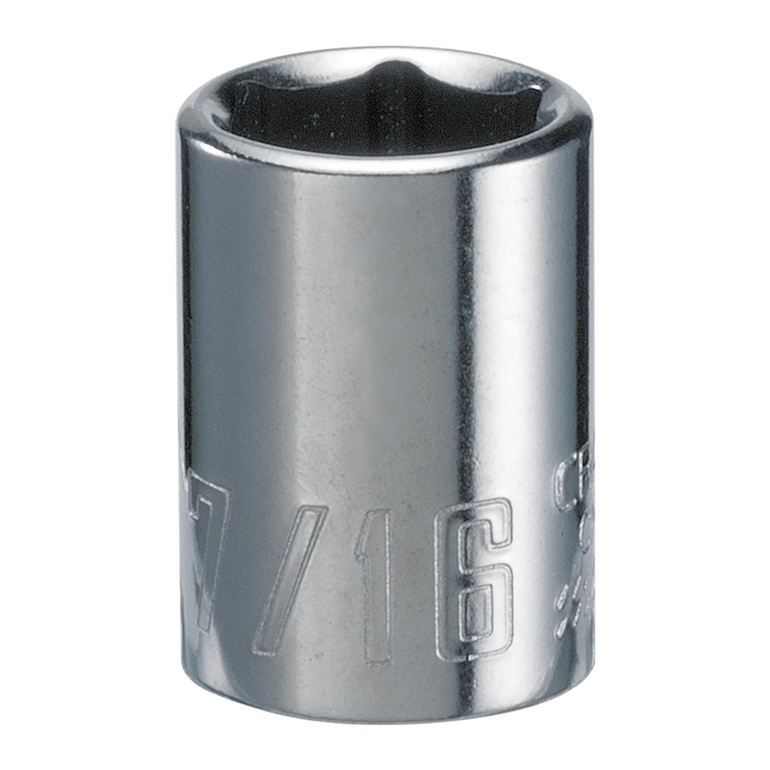 Craftsman 7/16 in. SAE 6 Point Shallow Socket - 1/4 in. Drive