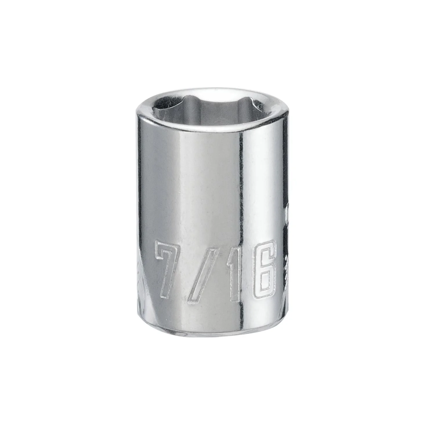Craftsman 7/16 in. SAE 6-Point Shallow Socket, 3/8 in. Drive