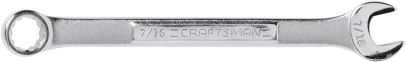 Craftsman 7/16 in. SAE Combination Wrench - 12 Point, 5.8 in. Length - Image 4