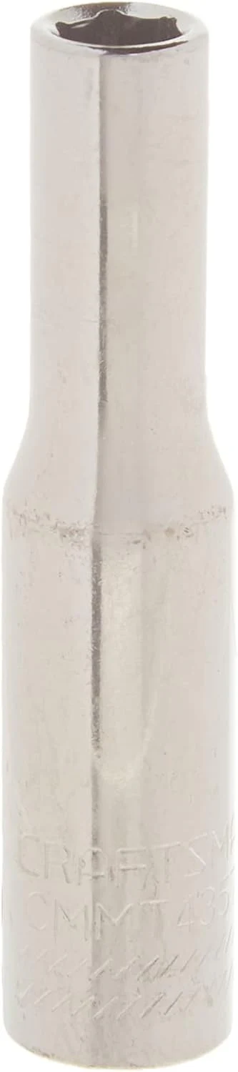Craftsman 7/32 in. SAE 6 Point Deep Socket, 1/4 in. Drive - Image 2
