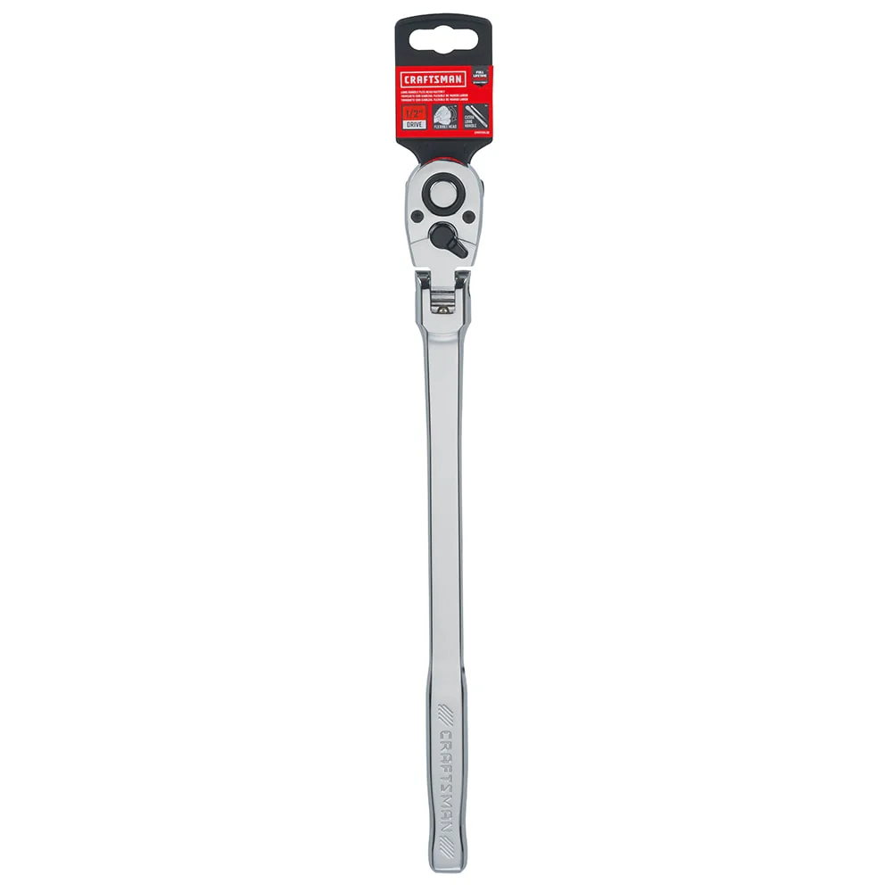CRAFTSMAN 72-Teeth 1/2-in Drive Quick-Release Flexible Head Ratchet - Image 7