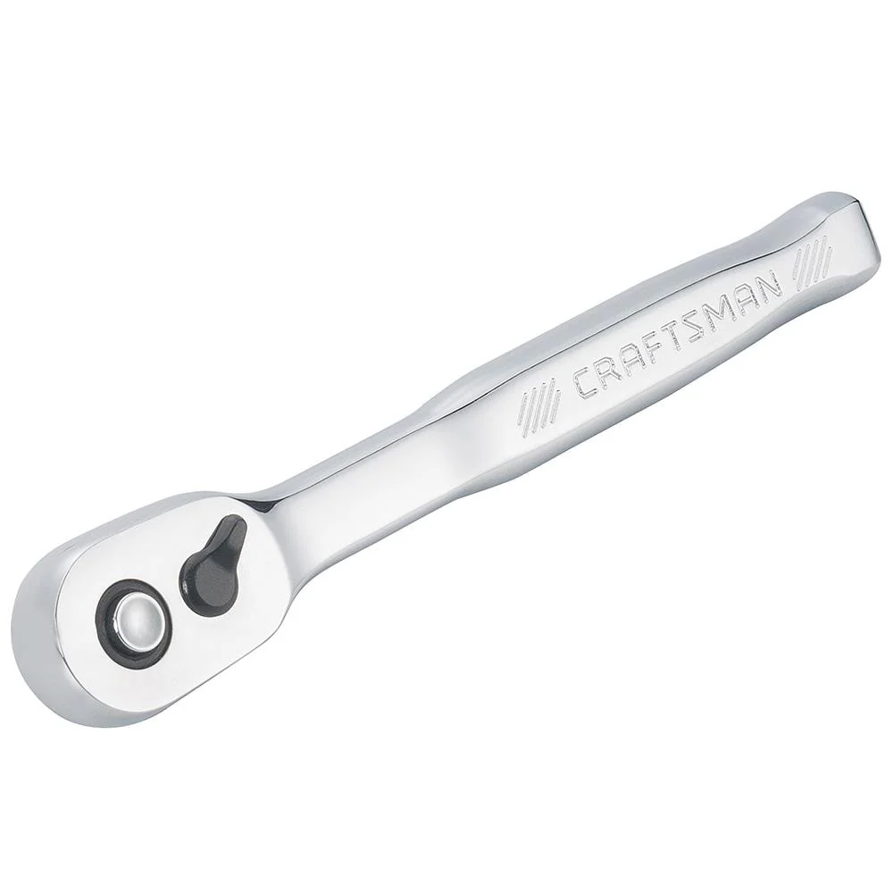 CRAFTSMAN 72-Tooth 1/4-in Drive Quick-Release Ratchet, Full-Polish Handle, 5.5-in - Image 2