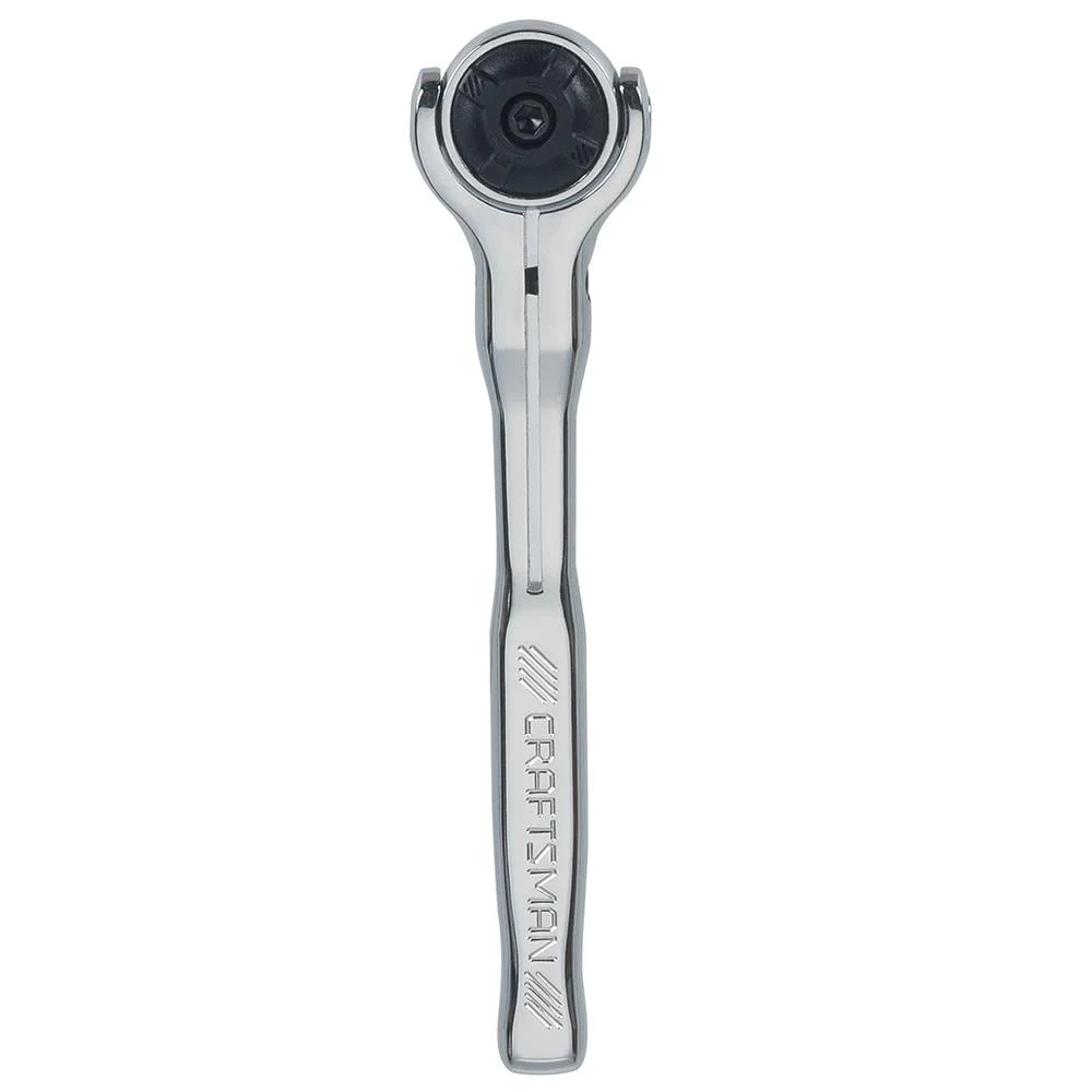 CRAFTSMAN 72-Tooth 1/4-in Drive Swivel-Head Ratchet