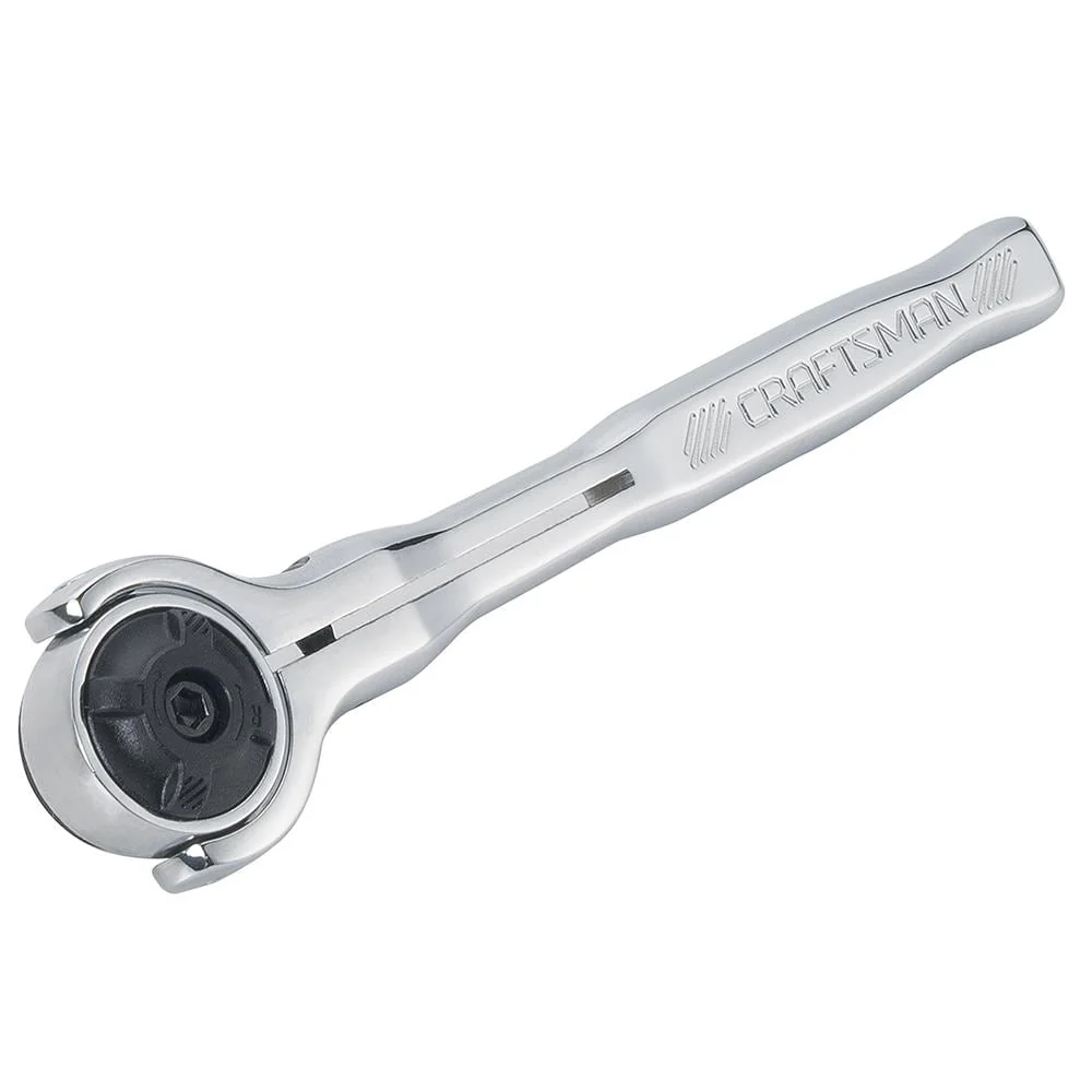 CRAFTSMAN 72-Tooth 1/4-in Drive Swivel-Head Ratchet - Image 2