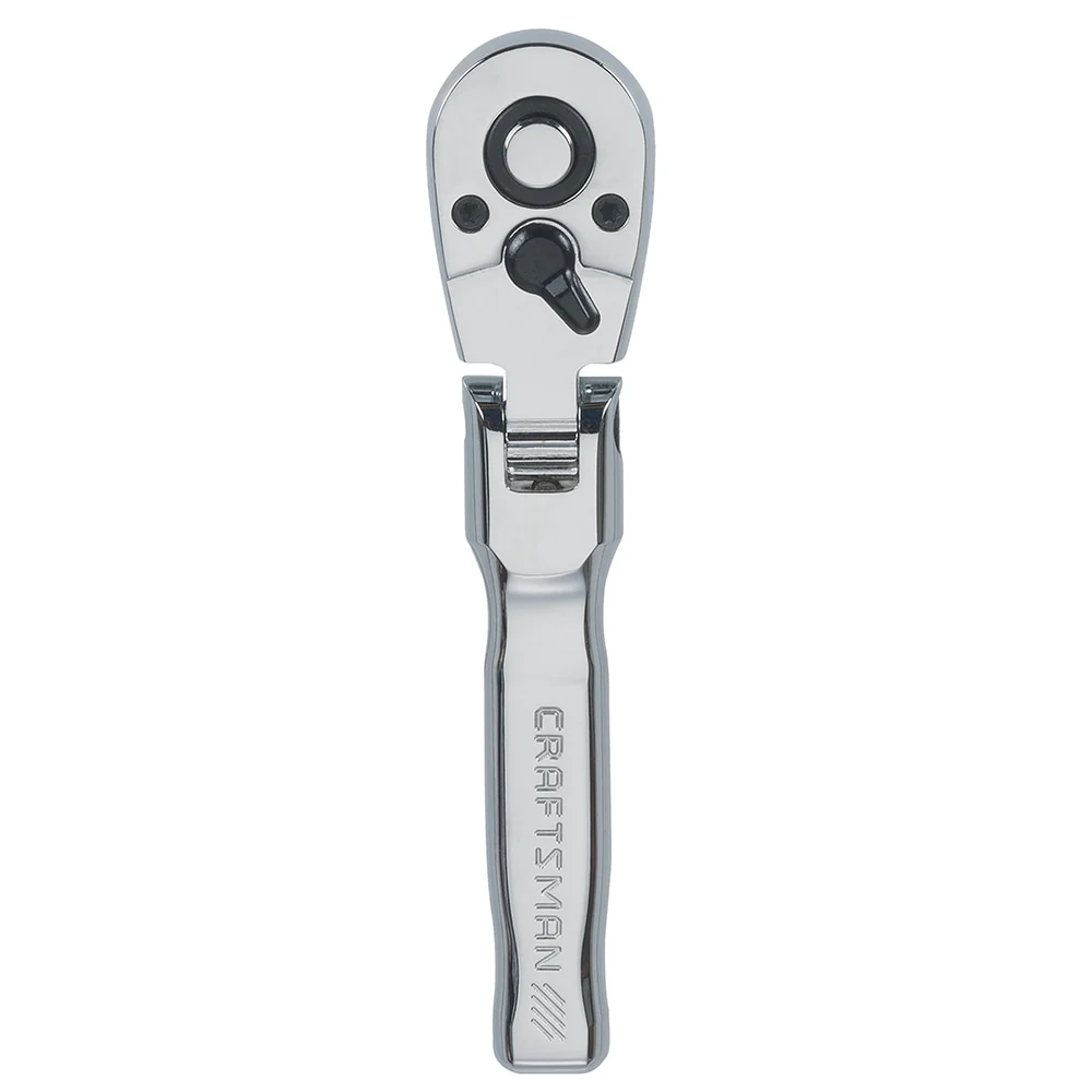 CRAFTSMAN 72-Tooth 3/8-in Drive Quick-Release Flexible Head Ratchet