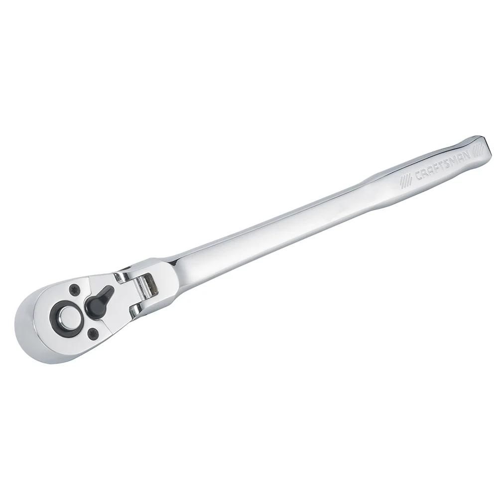 CRAFTSMAN 72-Tooth 3/8-in Drive Quick-Release Flexible Head Ratchet, 11.81-in - Image 2