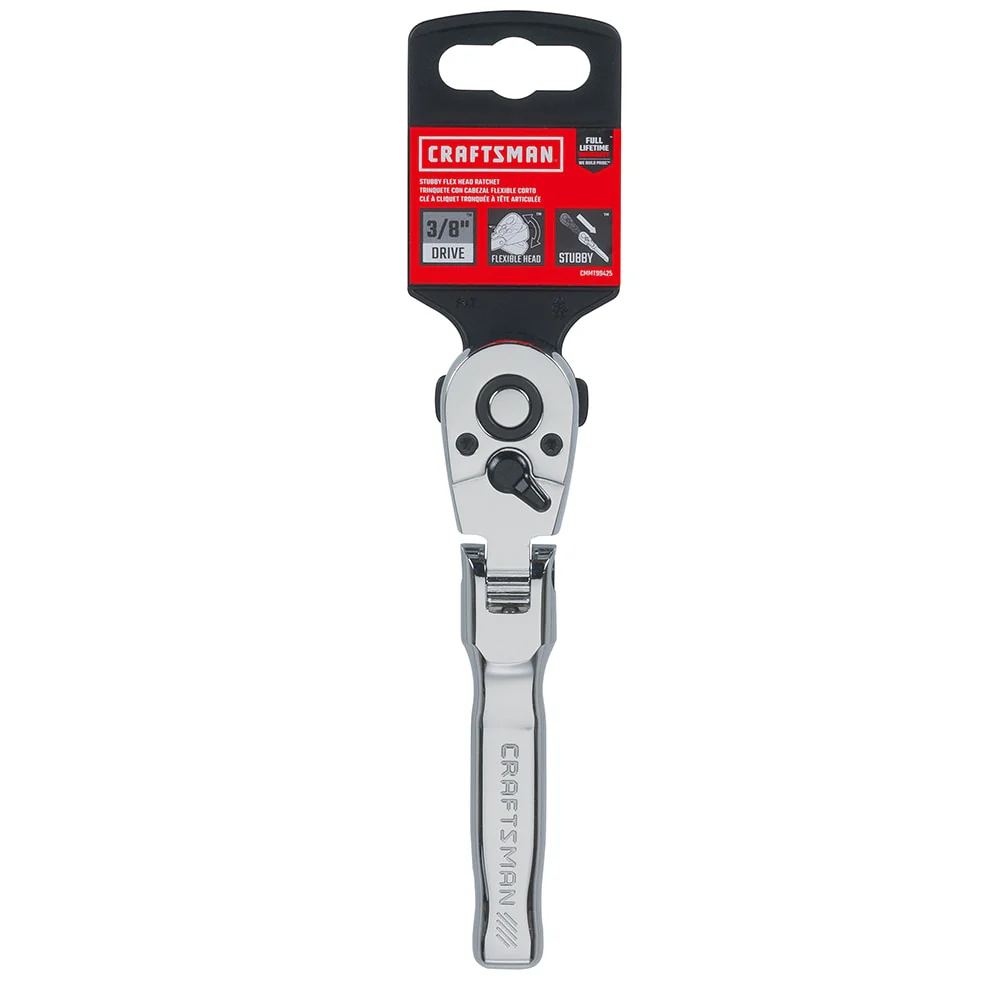 CRAFTSMAN 72-Tooth 3/8-in Drive Quick-Release Flexible Head Ratchet - Image 7