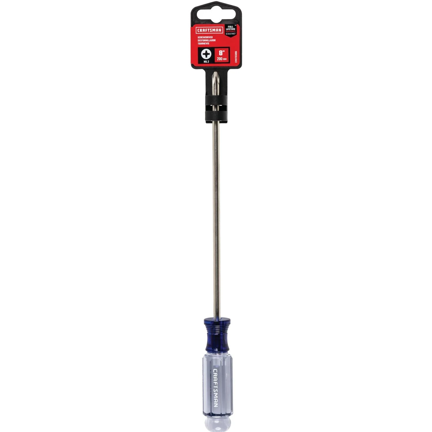 Craftsman No. 2 Phillips Screwdriver, 8-inch, Durable Alloy Steel - Image 3