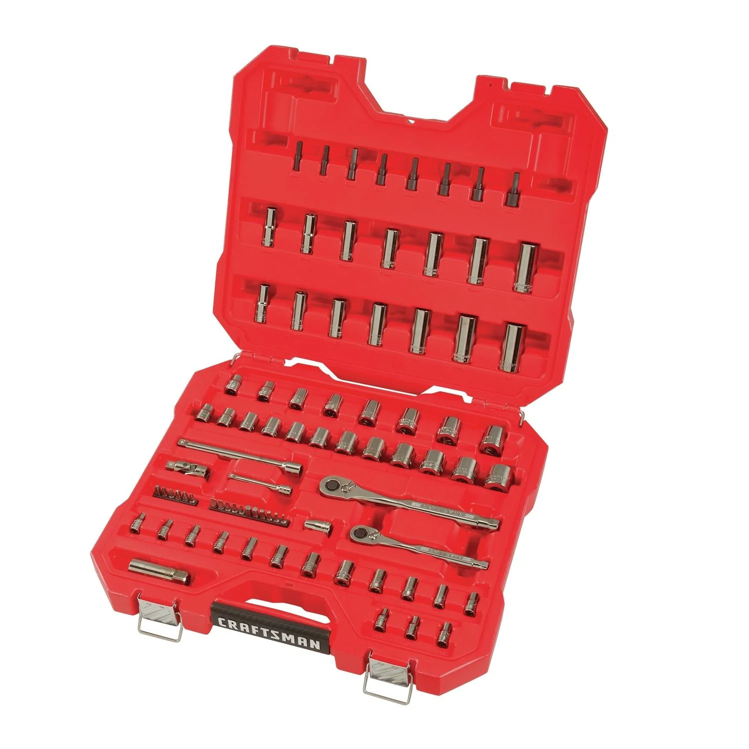 Craftsman 81 pc Metric and SAE Mechanic's Tool Set - Image 2