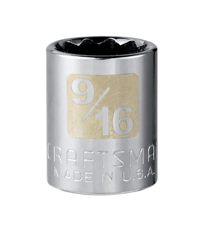 Craftsman 9/16 in. SAE 12 Point Standard Socket