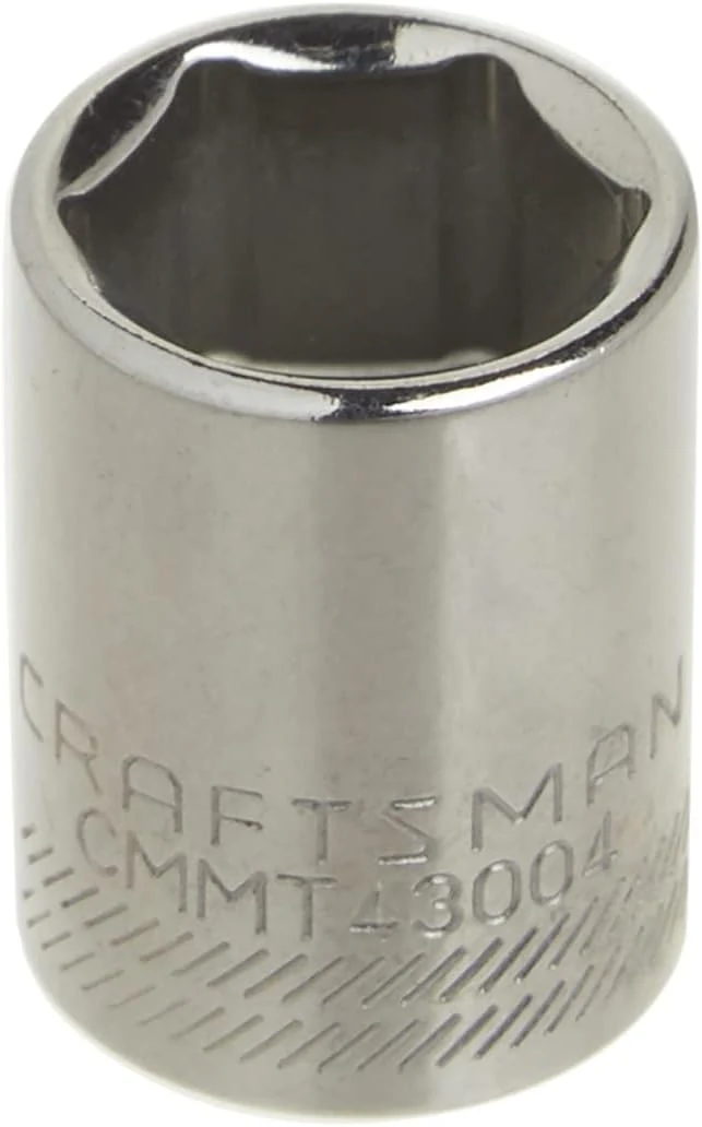 Craftsman 9/16 in. SAE 6-Point Shallow Socket, 3/8 in. Drive - Polished Chrome - Image 3