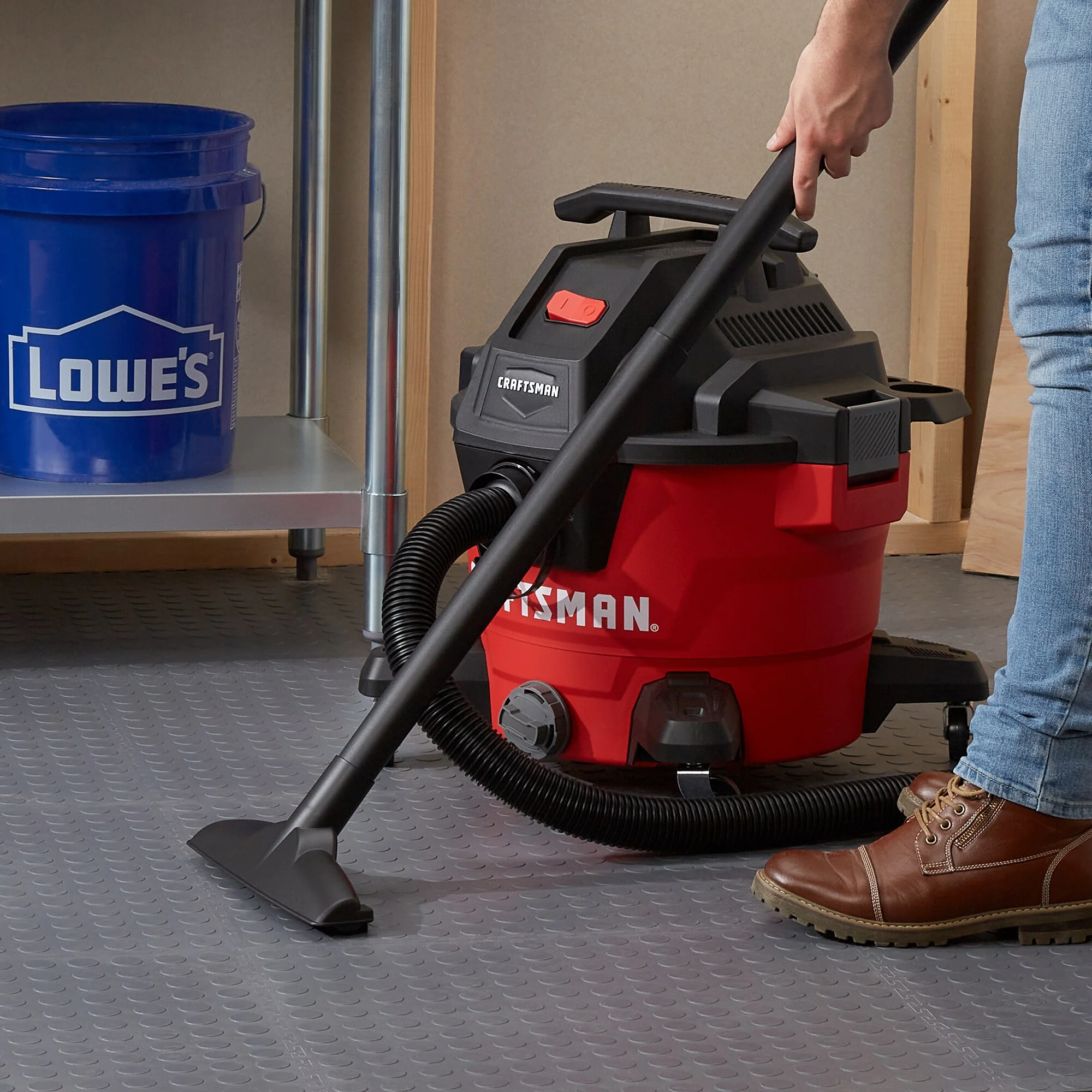 CRAFTSMAN 9-Gallon 4.5 HP Corded Portable Wet/Dry Shop Vacuum with Accessories - Image 7