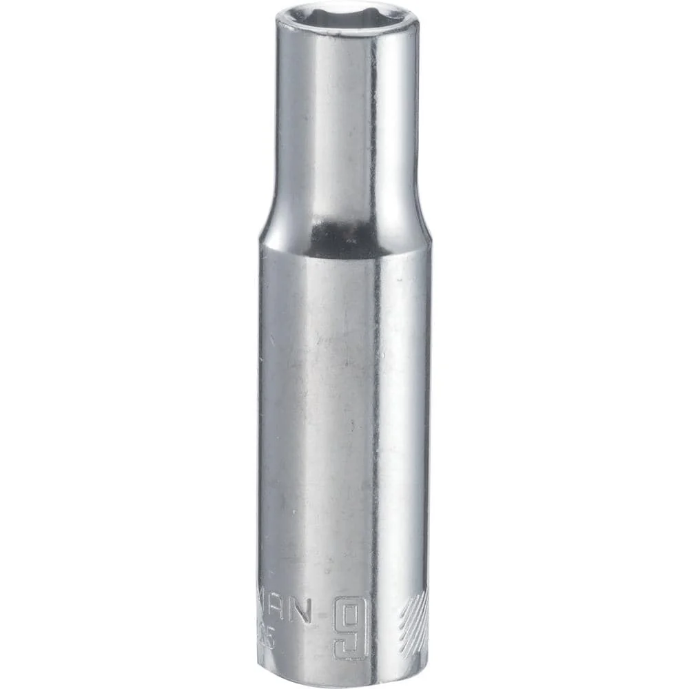 Craftsman 9mm Metric 6-Point Deep Socket, 3/8-inch Drive - Image 2