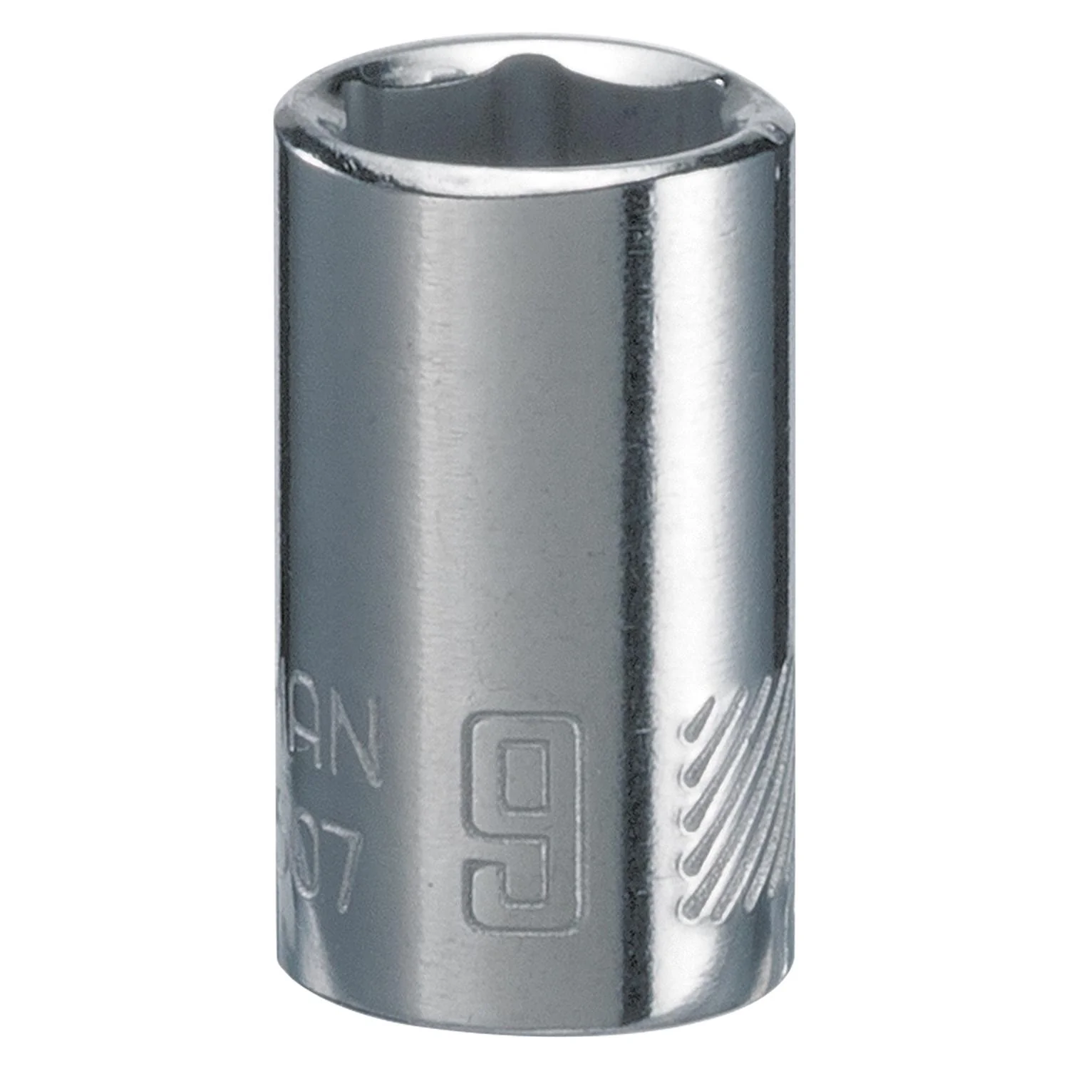 Craftsman 9mm Metric 6-Point Standard Shallow Socket, 1/4 in. Drive