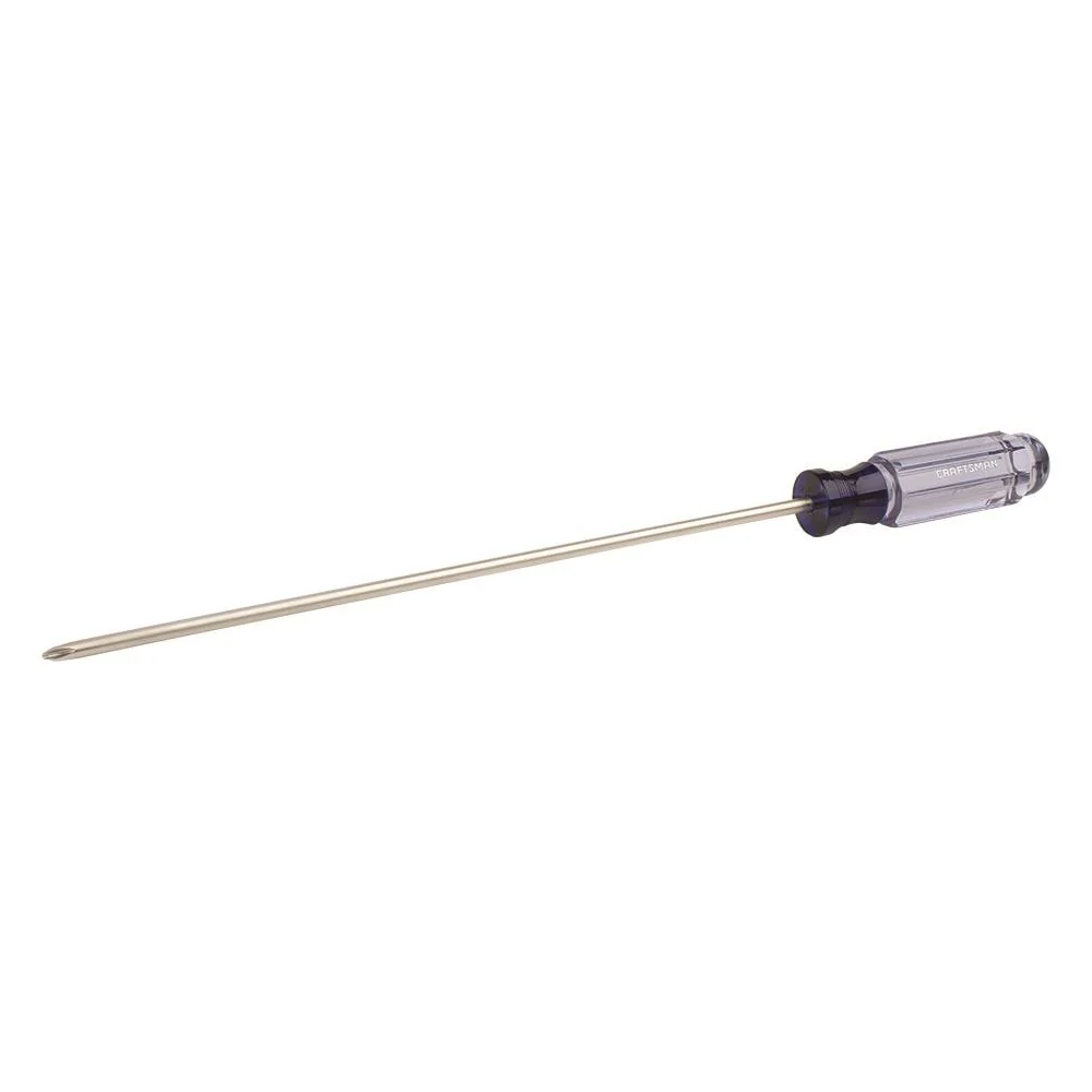 CRAFTSMAN Acetate Handle #2 x 12-in Phillips Screwdriver (CMHT65007)
