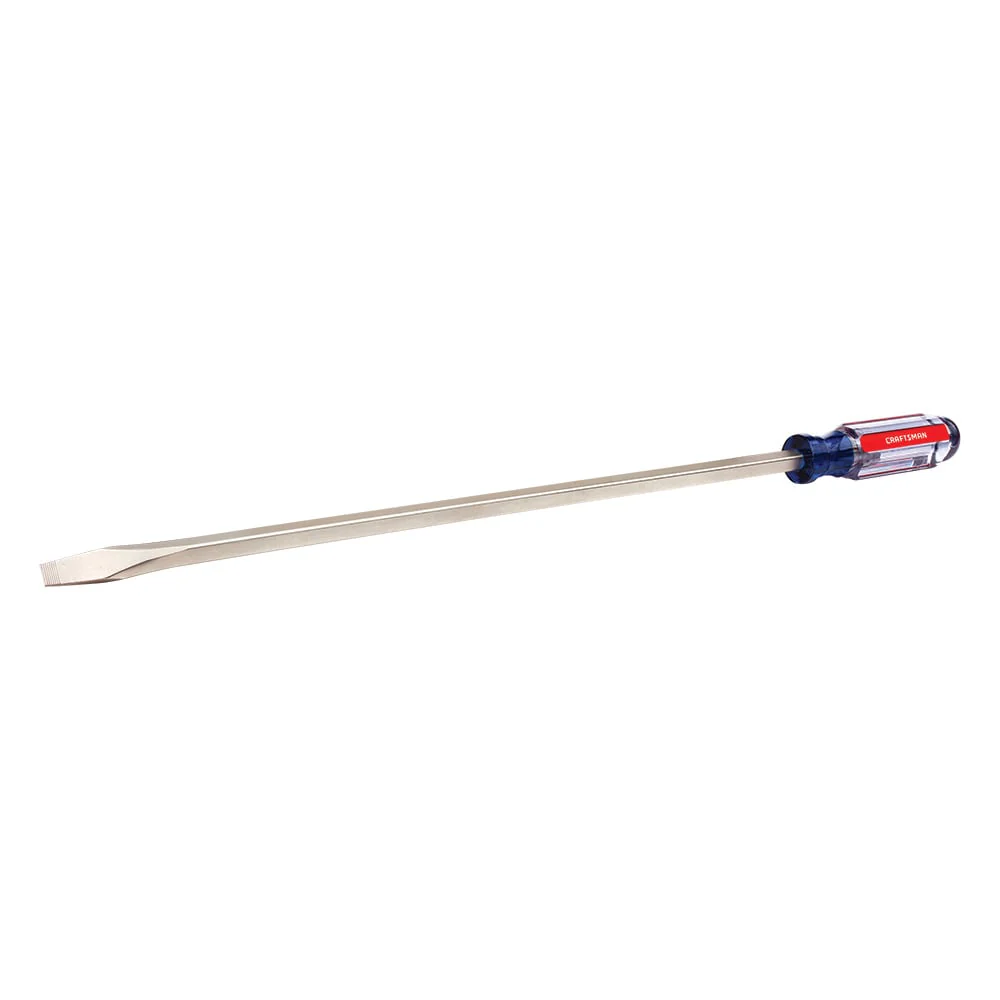 CRAFTSMAN Acetate Handle Flathead Screwdriver, 3/8-in x 16-in