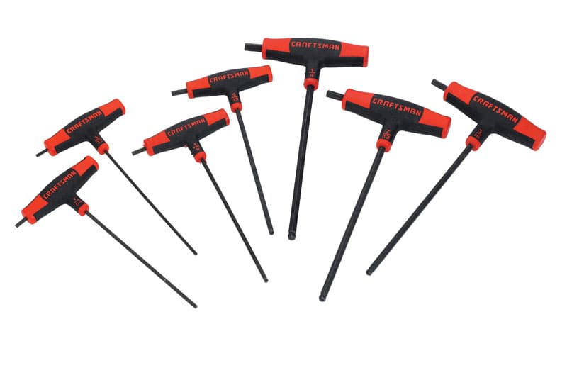 Craftsman Assorted SAE T-Handle Hex Key Set, 7 pc - Image 2