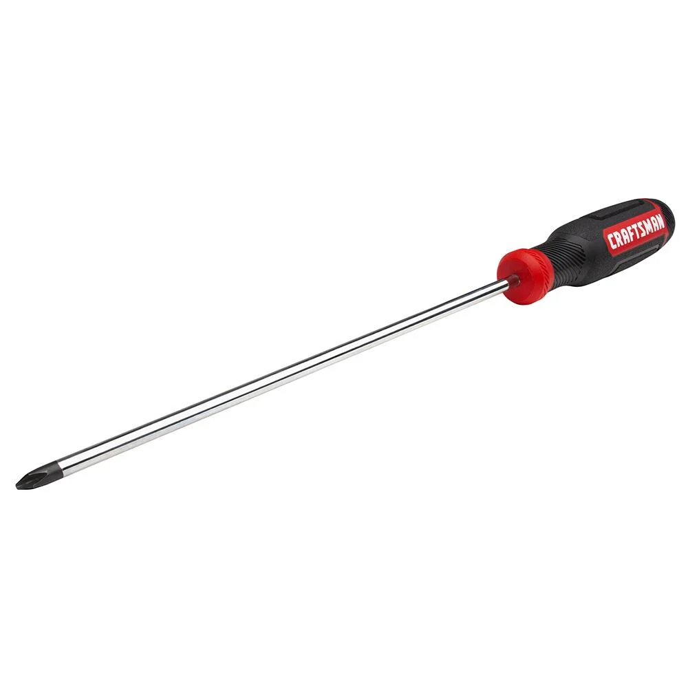 CRAFTSMAN Bi-Material Handle #2 x 10-in Phillips Screwdriver (CMHT65056) - Image 2