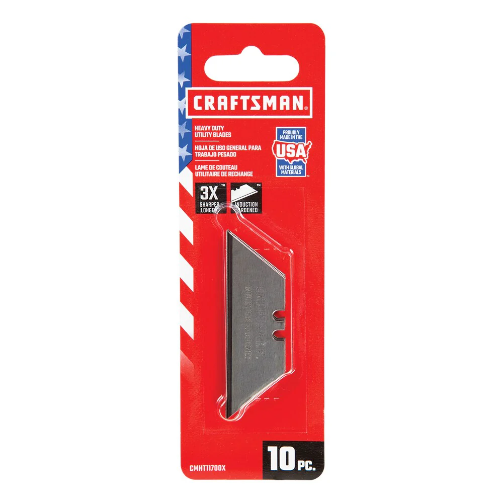 CRAFTSMAN Carbon Steel 3/4-in Utility Replacement Blade (10-Pack) - Image 2