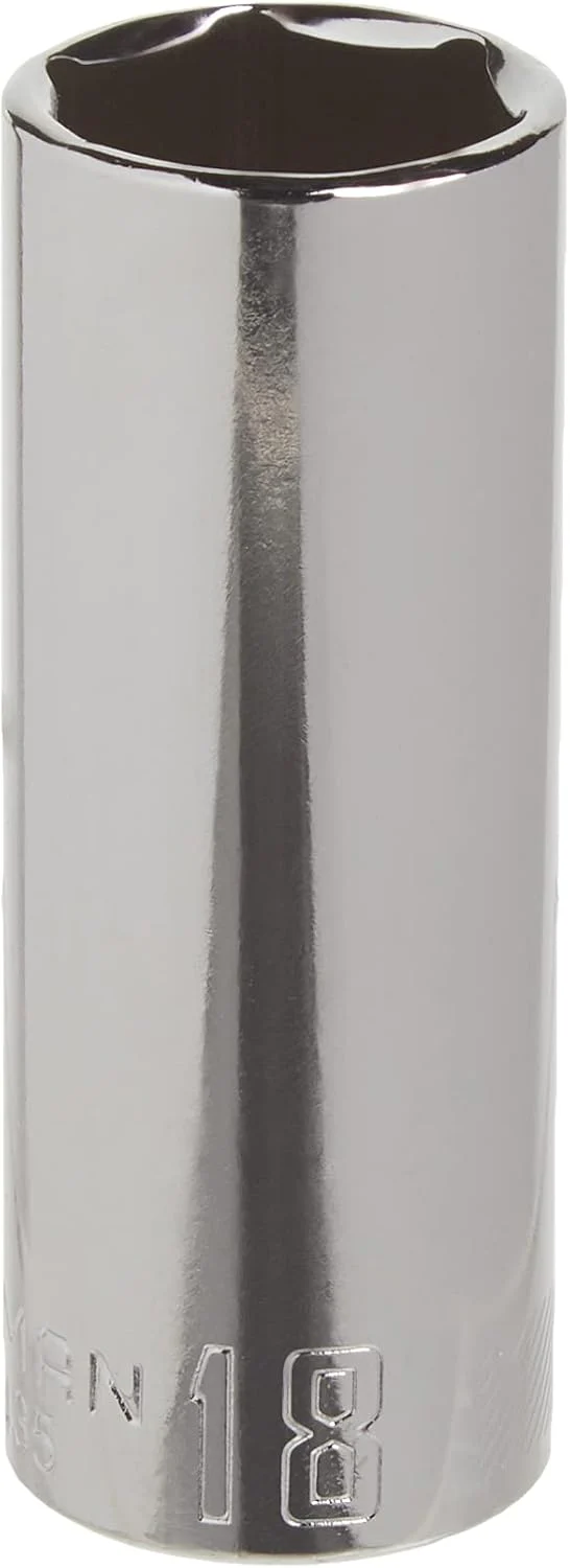 CRAFTSMAN Metric 3/8-in Drive 6-Point 18mm Deep Socket (CMMT44435)