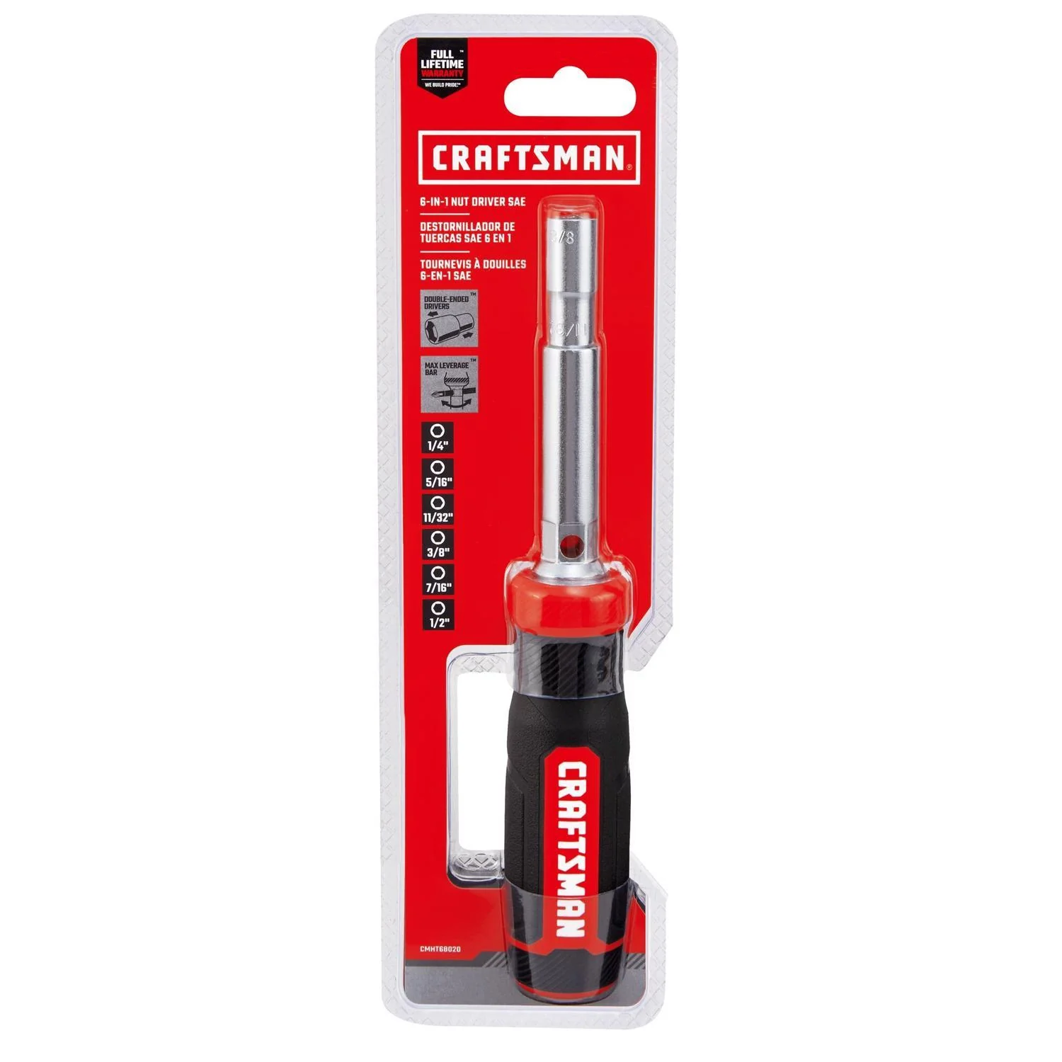 Craftsman SAE 6-in-1 Nut Driver, 1 pc