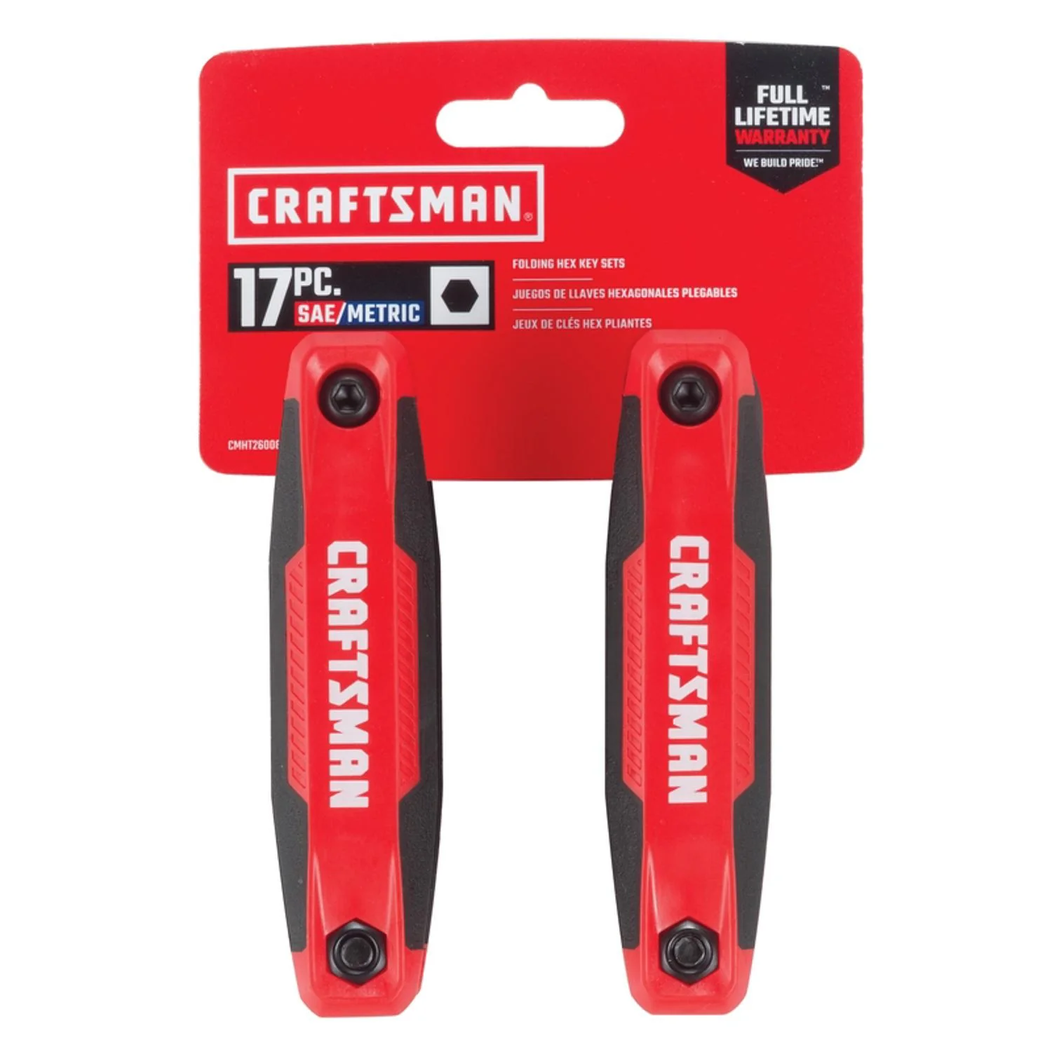 Craftsman Metric and SAE Fold-Up Hex Key Set, 2 Pack - Image 3
