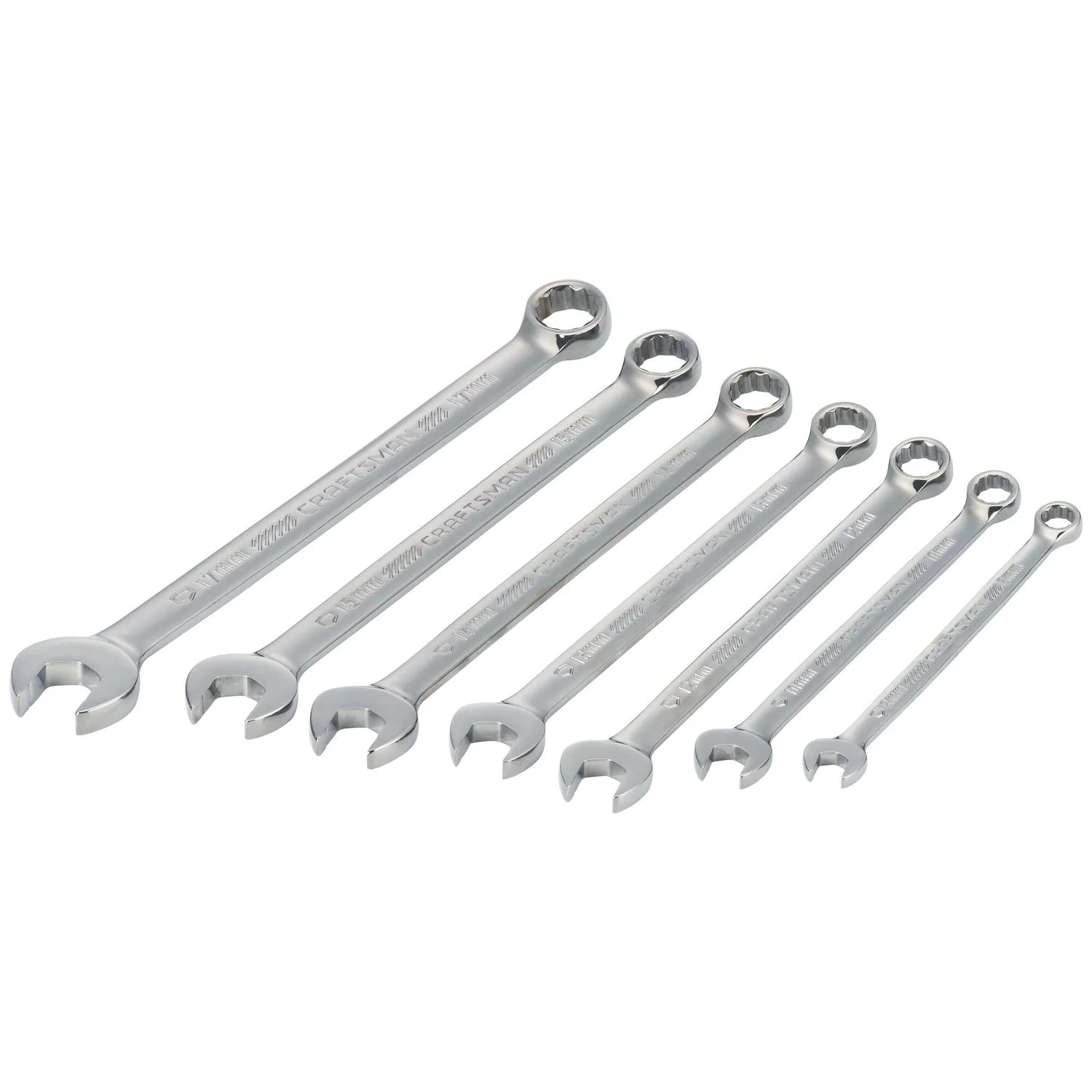Craftsman Metric Long Panel Combination Wrench Set, 7 pc - Image 2