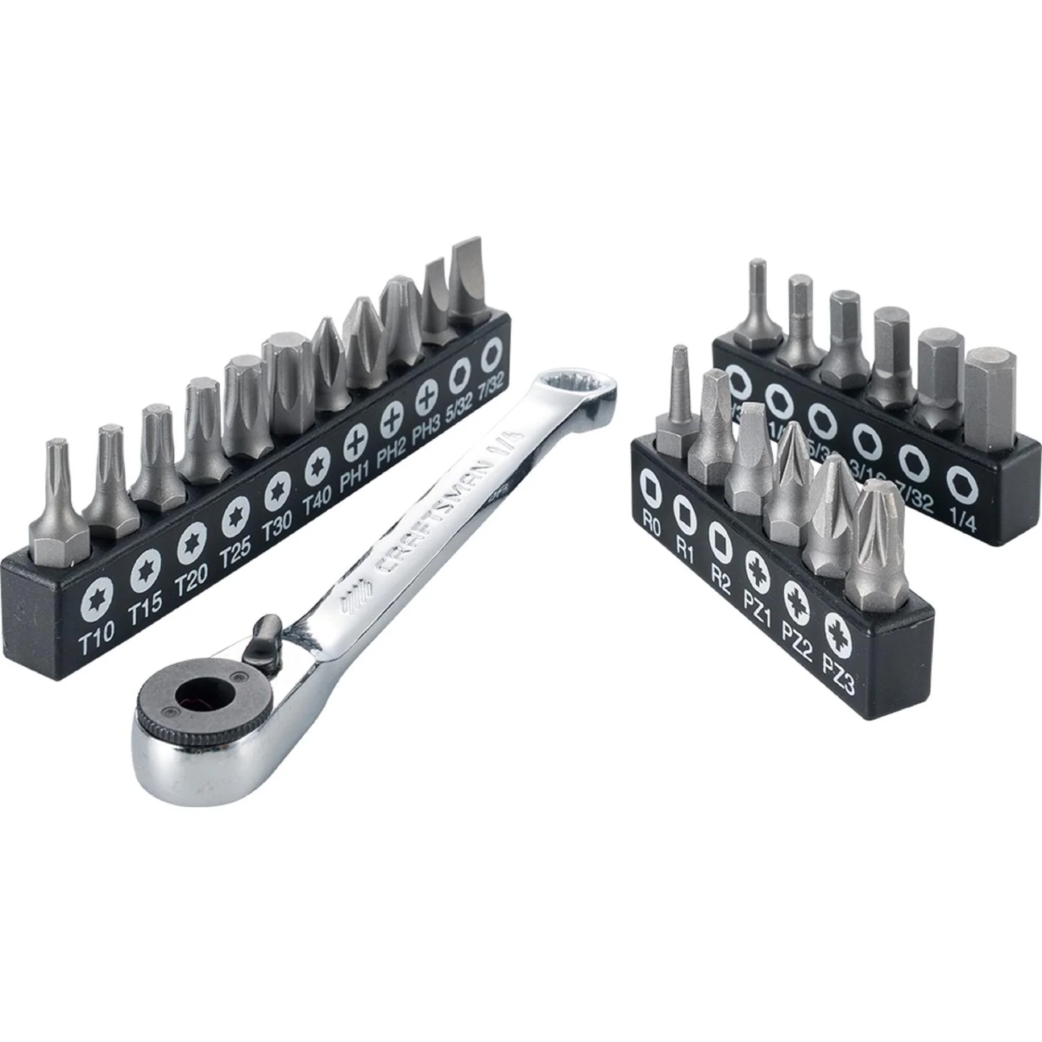 Craftsman Right Angle Bit Driver Set, 24 pc