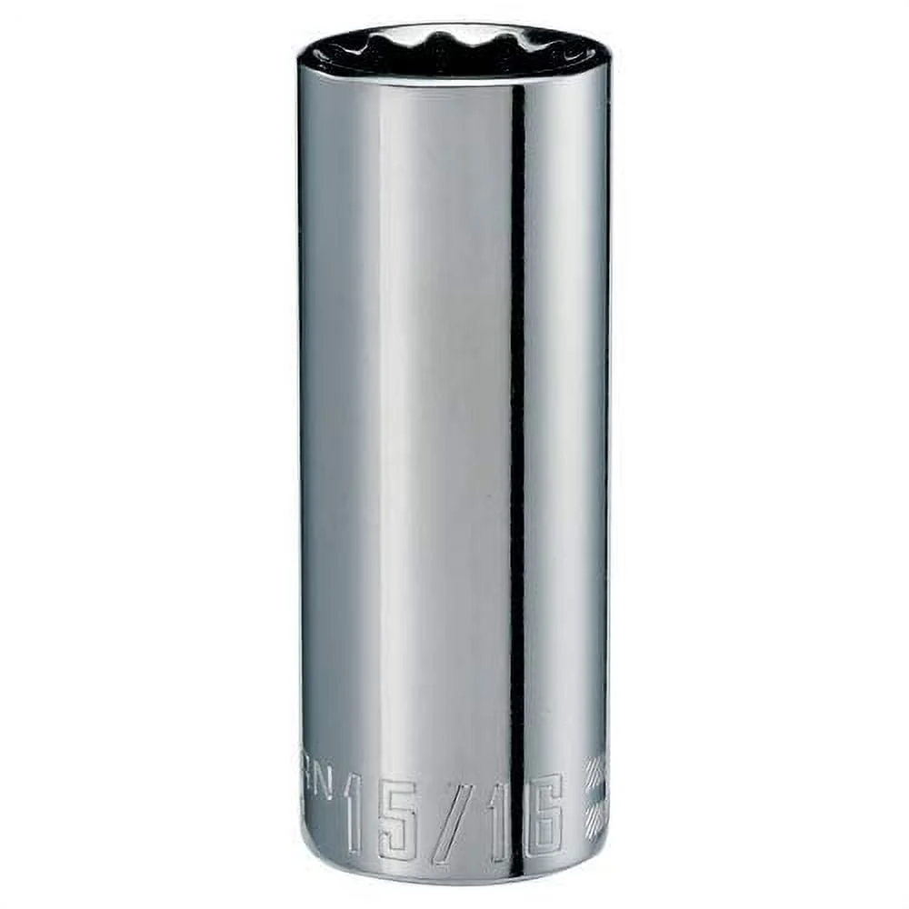 Craftsman SAE 12-Point Deep Socket, 15/16 in., 1/2 in. Drive (CMMT47529)