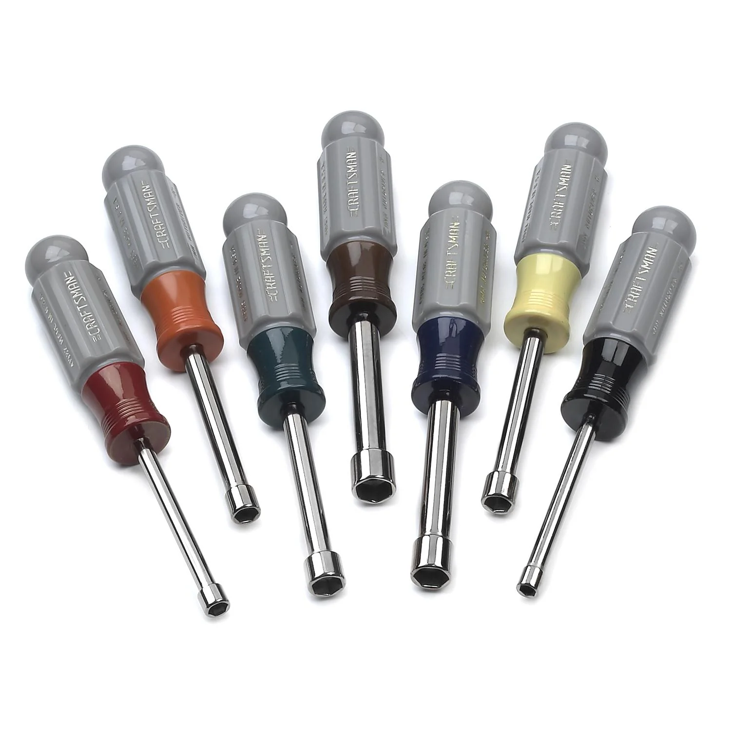 Craftsman 7-Piece Metric Nut Driver Set with Color-Coded Handles