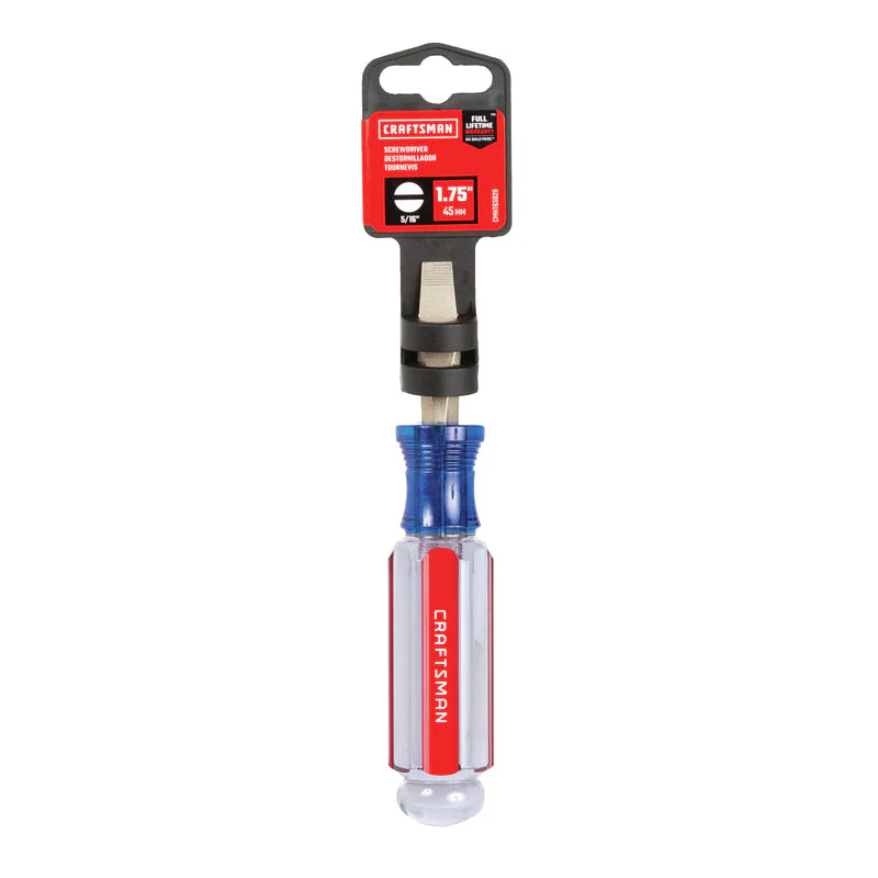 Craftsman Slotted Screwdriver, 5/16 in Tip x 1-3/4 in Shaft Length - Image 3