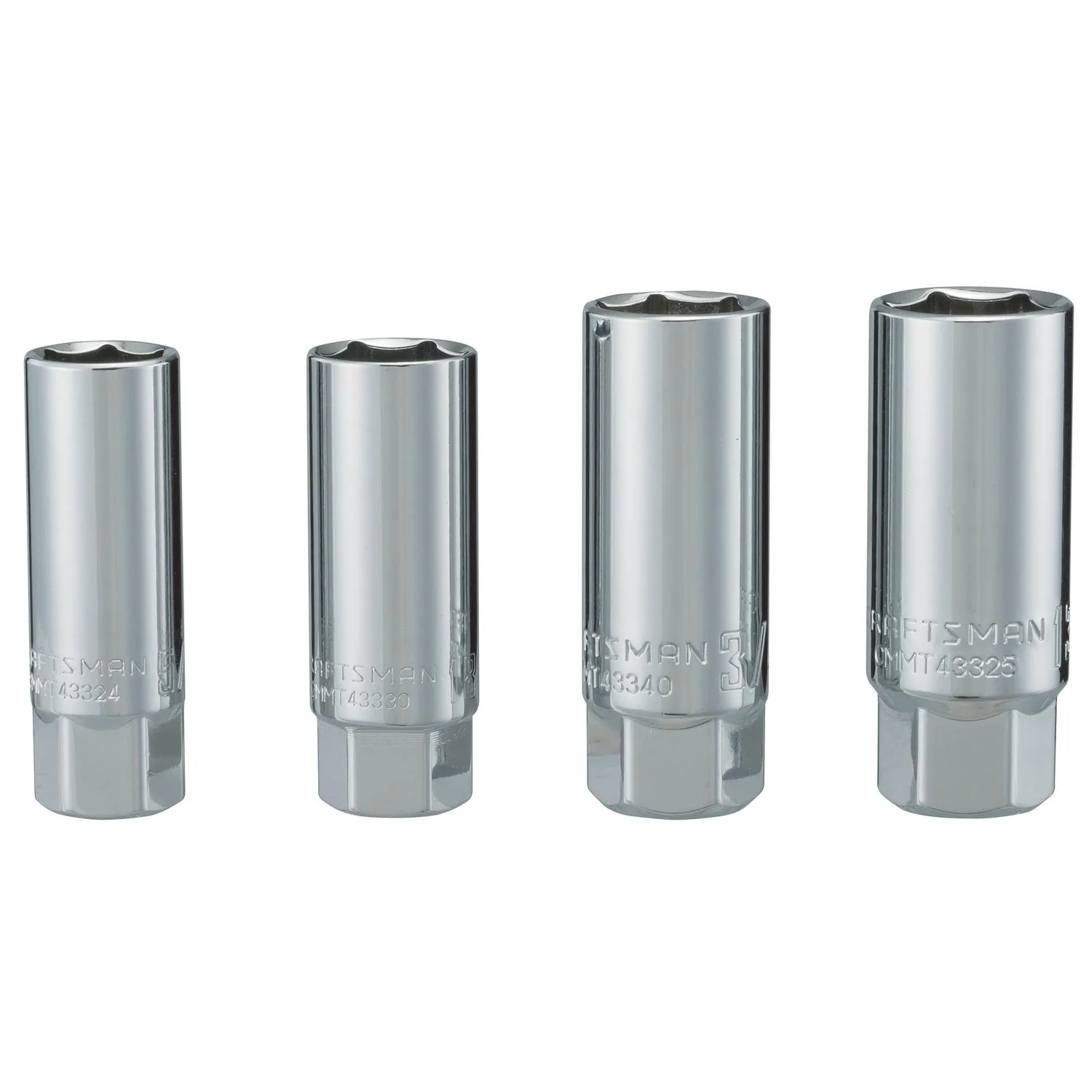 Craftsman Spark Plug Socket Set, 4 pc - Metric and SAE, 3/8 in. Drive