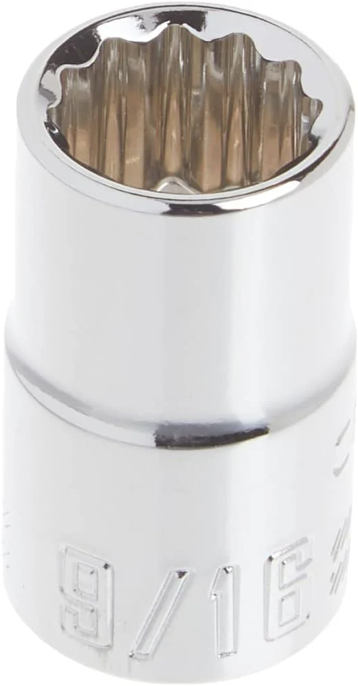 CRAFTSMAN Standard (SAE) 1/2-in Drive 12-Point 9/16-in Shallow Socket - Image 2